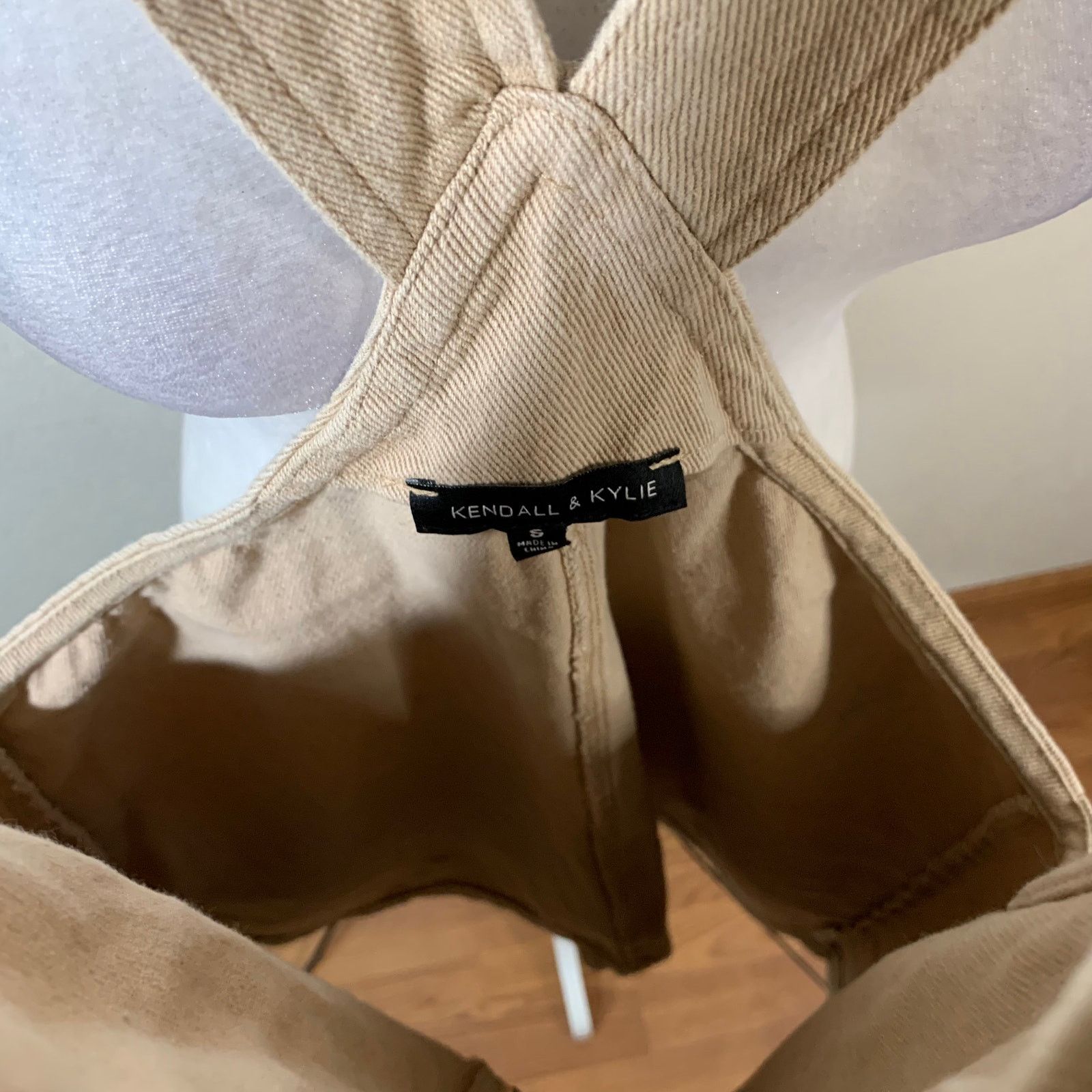 Kendall And Kylie Kendal & Kylie Overall Skirt Khaki Color Size S Size 27" / US 4 / IT 40 - 5 Thumbnail