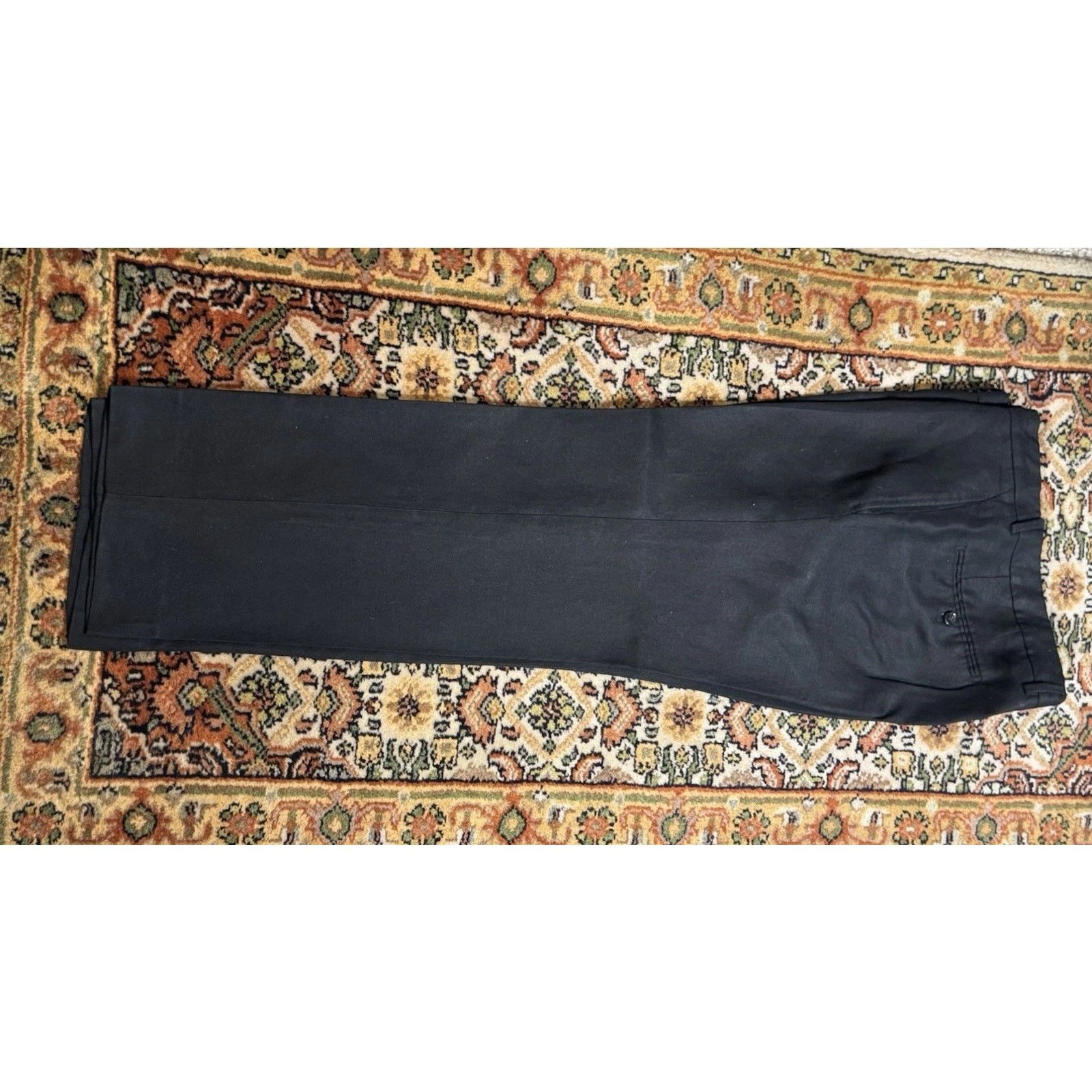Tom Ford Tom Ford Black 100% Linen Trousers 54R 37x28.5 Suit Pants Size US 37 - 3 Thumbnail