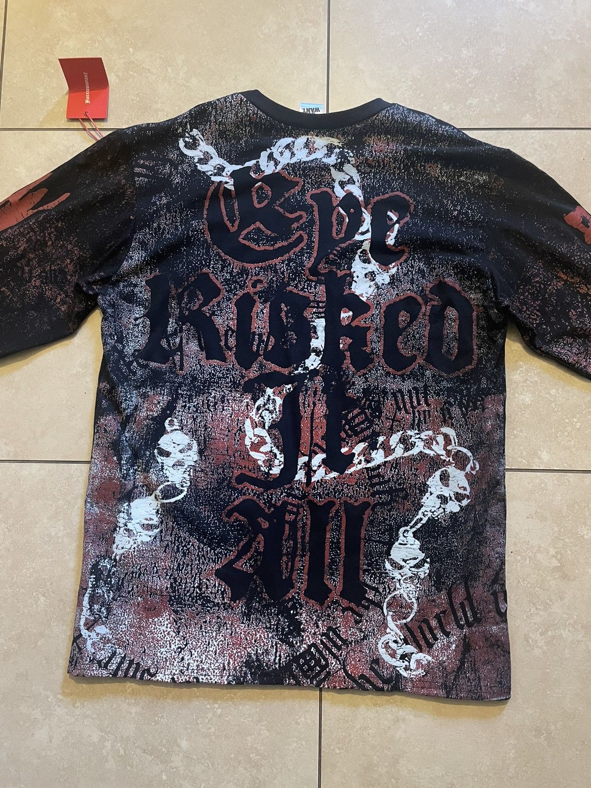 Hysteric Glamour fuccuuwant eye risked it all graphic long sleeve tee Size US M / EU 48-50 / 2 - 2 Thumbnail