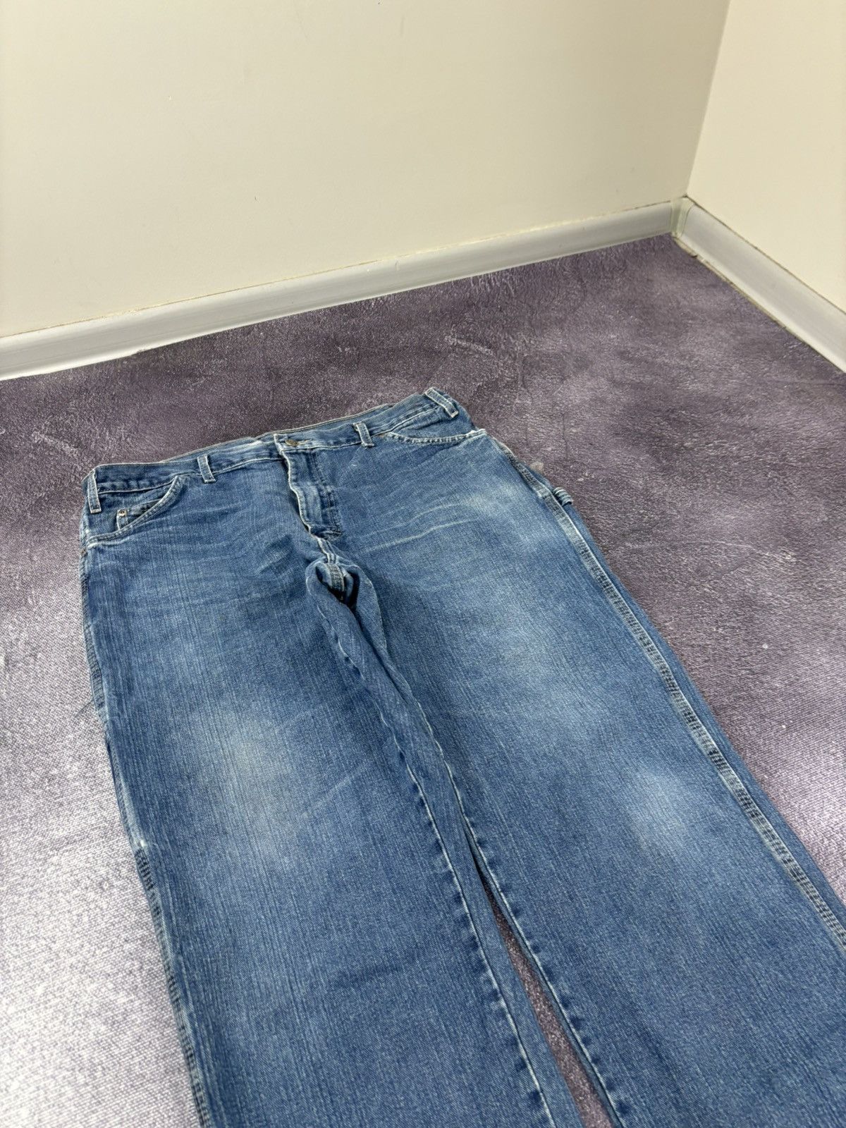 Dickies Vintage Dickies American Denim USA Blue Hype Baggy Jeans Size US 38 / EU 54 - 12 Thumbnail