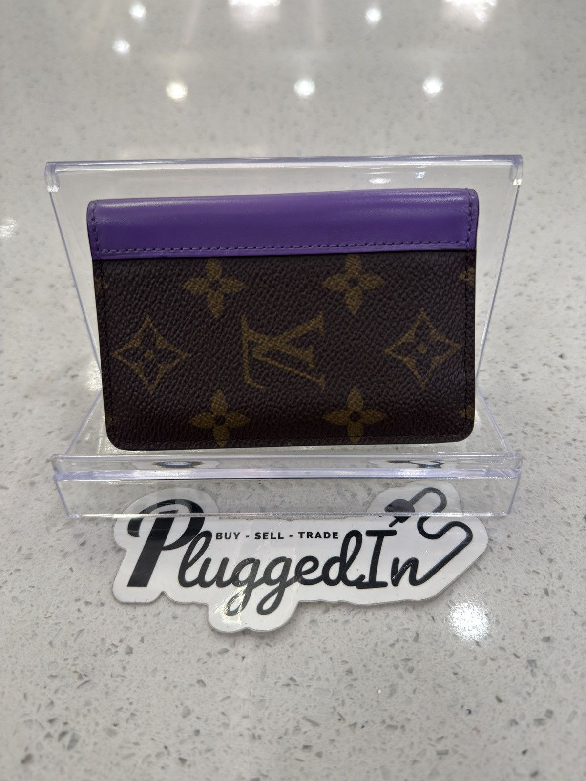 Louis Vuitton Louis Vuitton Purple Monogram Macassar Pocket Organizer Size ONE SIZE - 3 Thumbnail