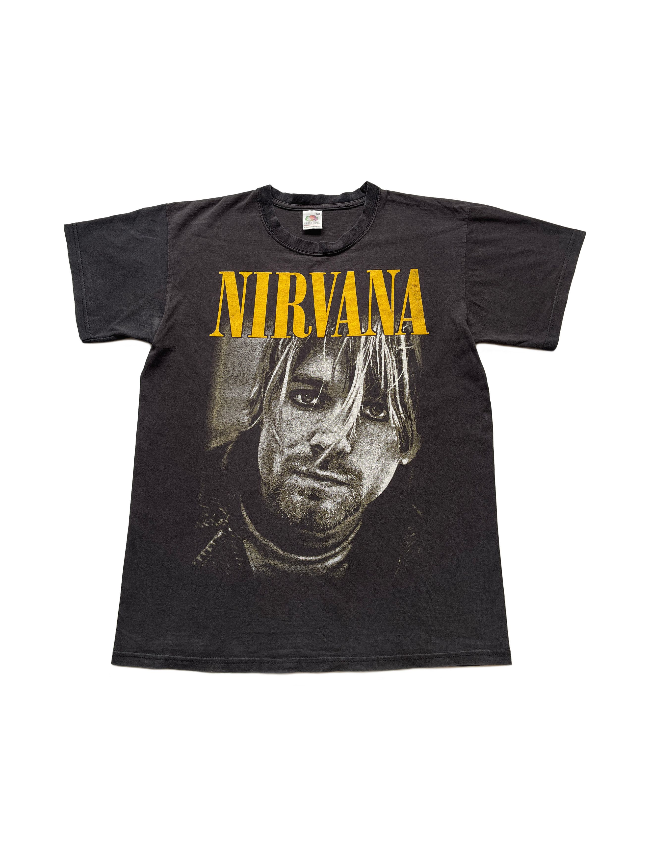 Band Tees × Nirvana Kurt Cobain fuck | Grailed