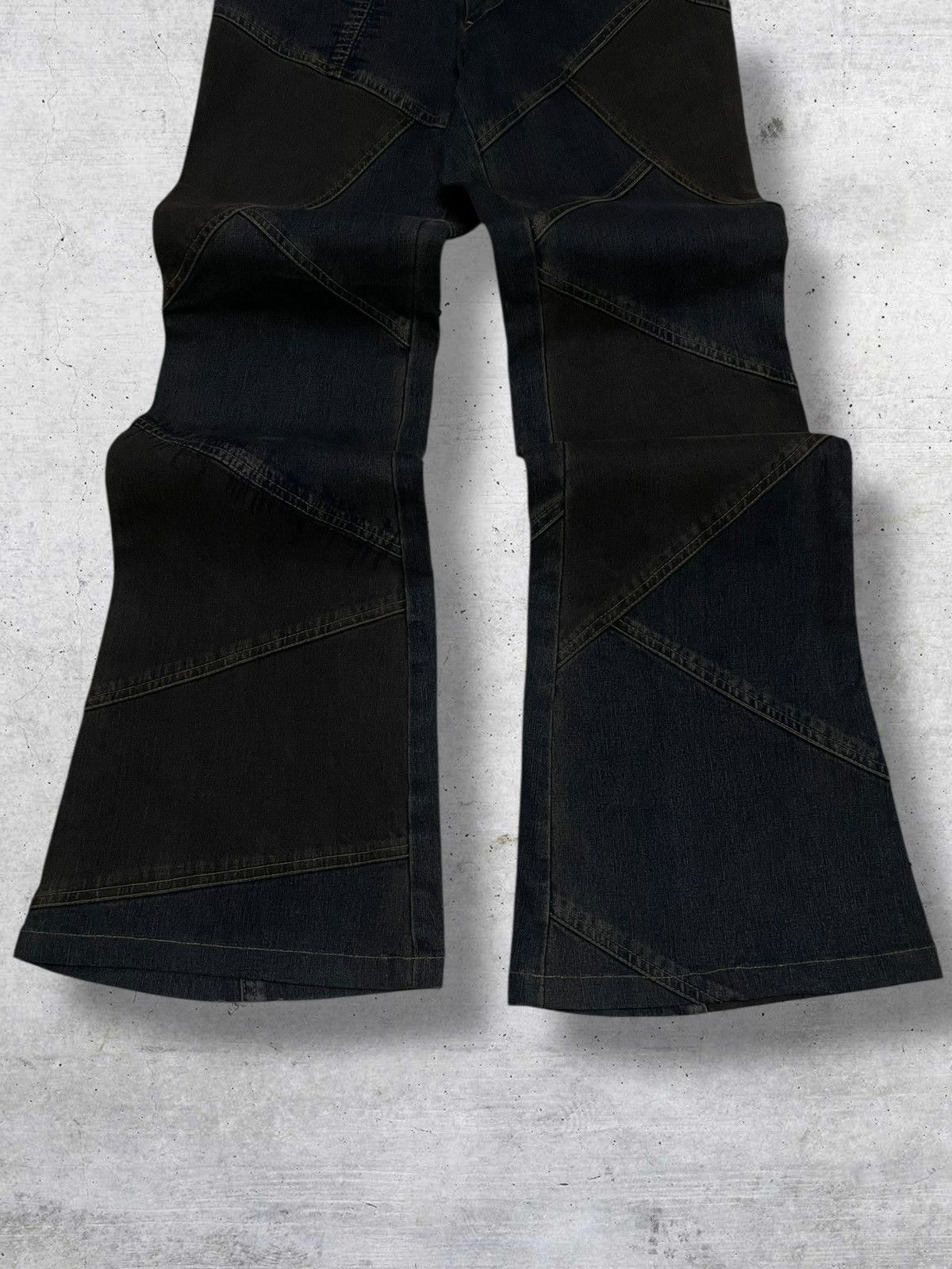 Tornado Mart VINTAGE TORNADO MART OG DESIGNER JAPAN RARE DESIGN PATCHWORK Size US 29 - 3 Thumbnail