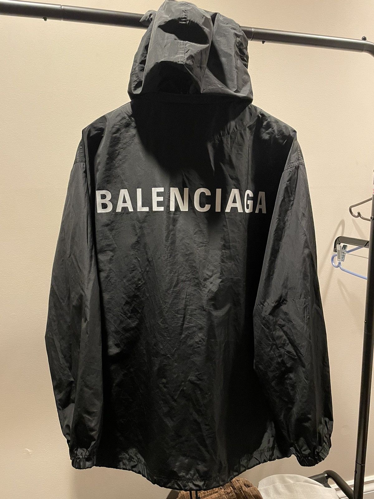 Balenciaga Balenciaga 2018 Black Logo Jacket Size US M / EU 48-50 / 2 - 1 Thumbnail