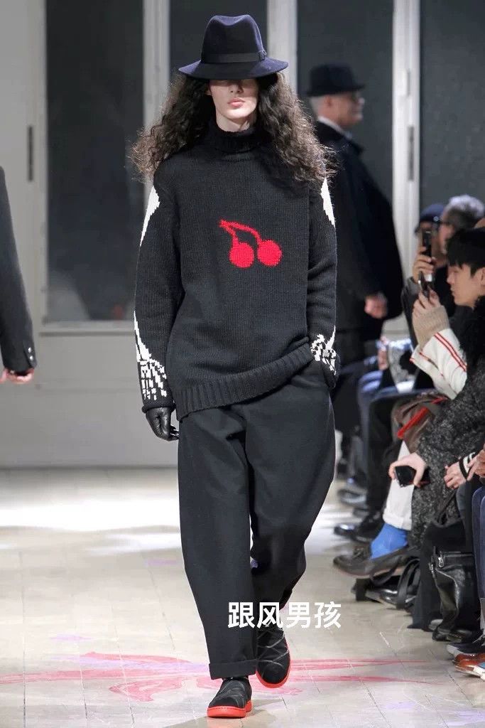 Yohji Yamamoto Yohji Yamamoto 22AW Cherry Skull T-neck Sweater Size US L / EU 52-54 / 3 - 3 Thumbnail