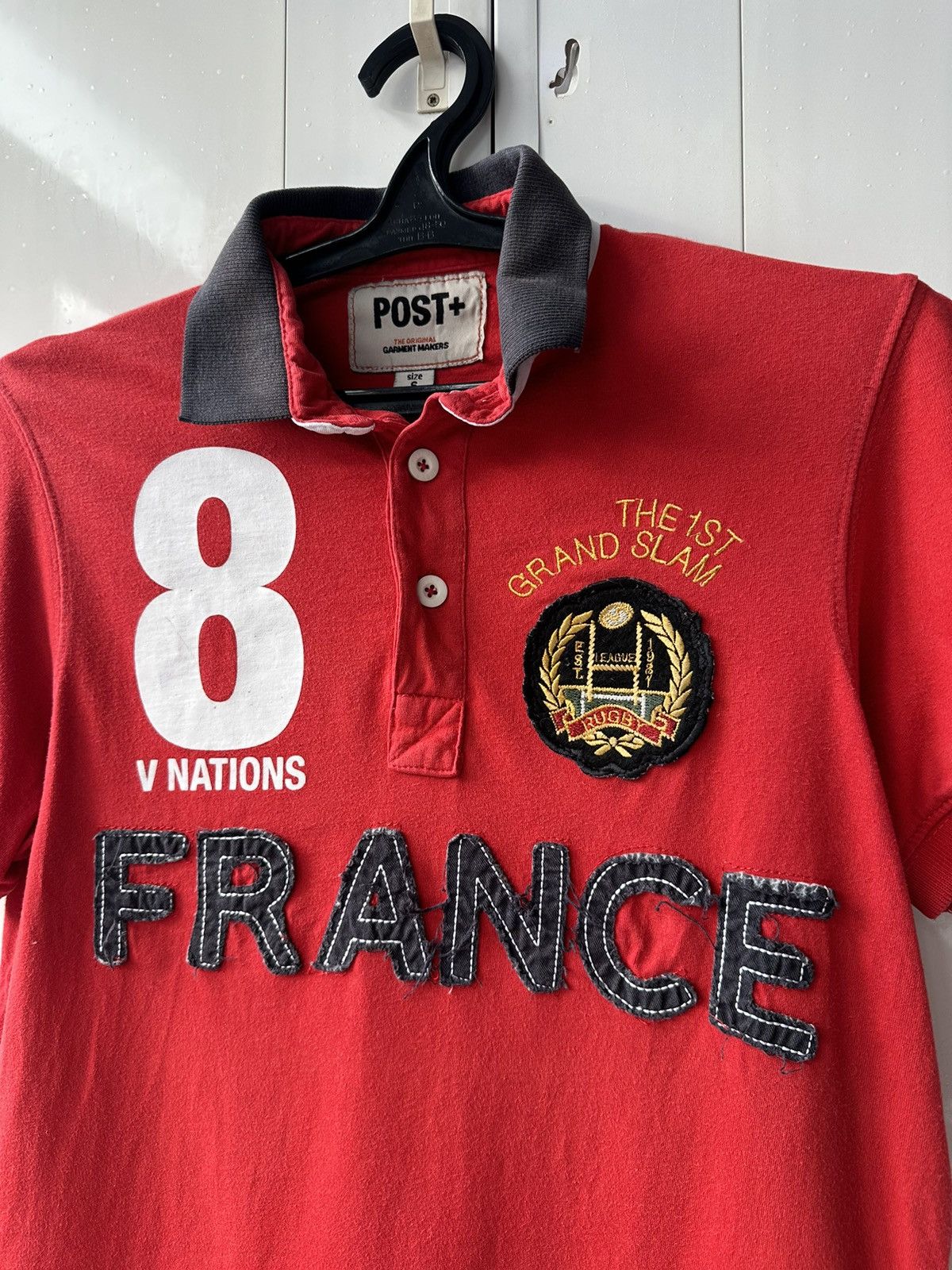Polo Ralph Lauren 🇫🇷Vintage Polo Ralph Style France Logo Size US M / EU 48-50 / 2 - 9 Thumbnail