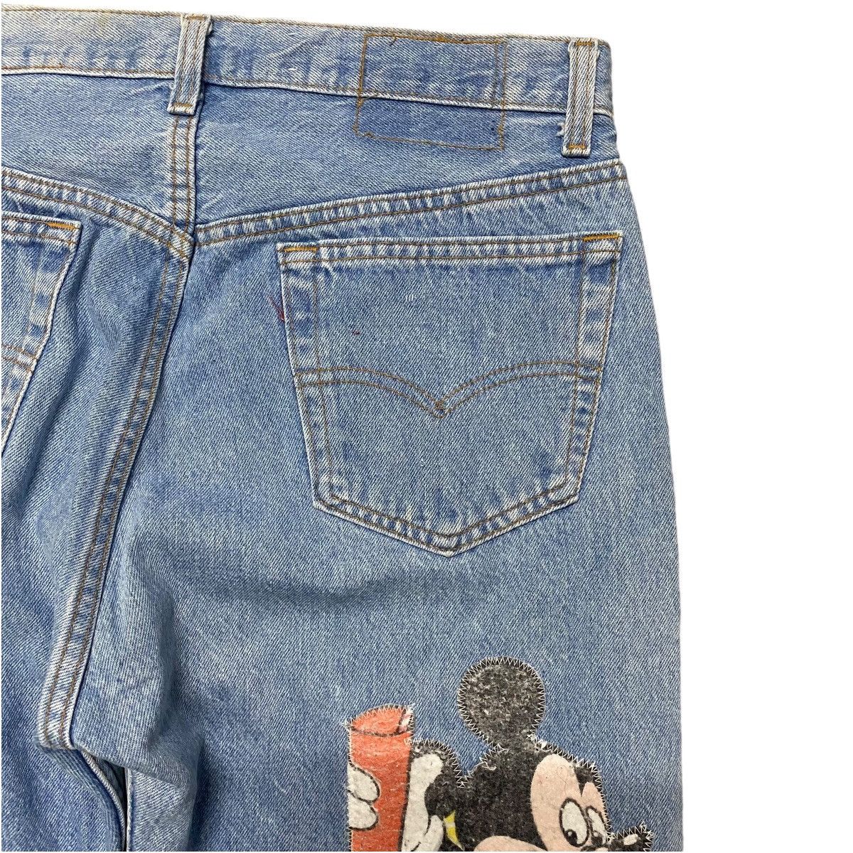 Levi's Vintage 90s Mickey X Levis 501 Lightwash Jeans Size US 33 - 13 Thumbnail