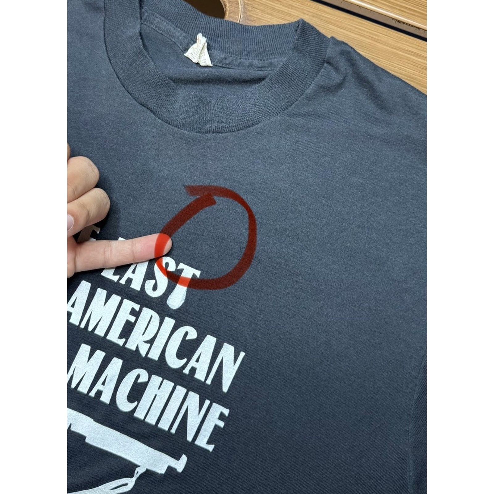 Other Vintage 80’s T-shirt "The Last American Machine" Mens Large Size US L / EU 52-54 / 3 - 9 Thumbnail