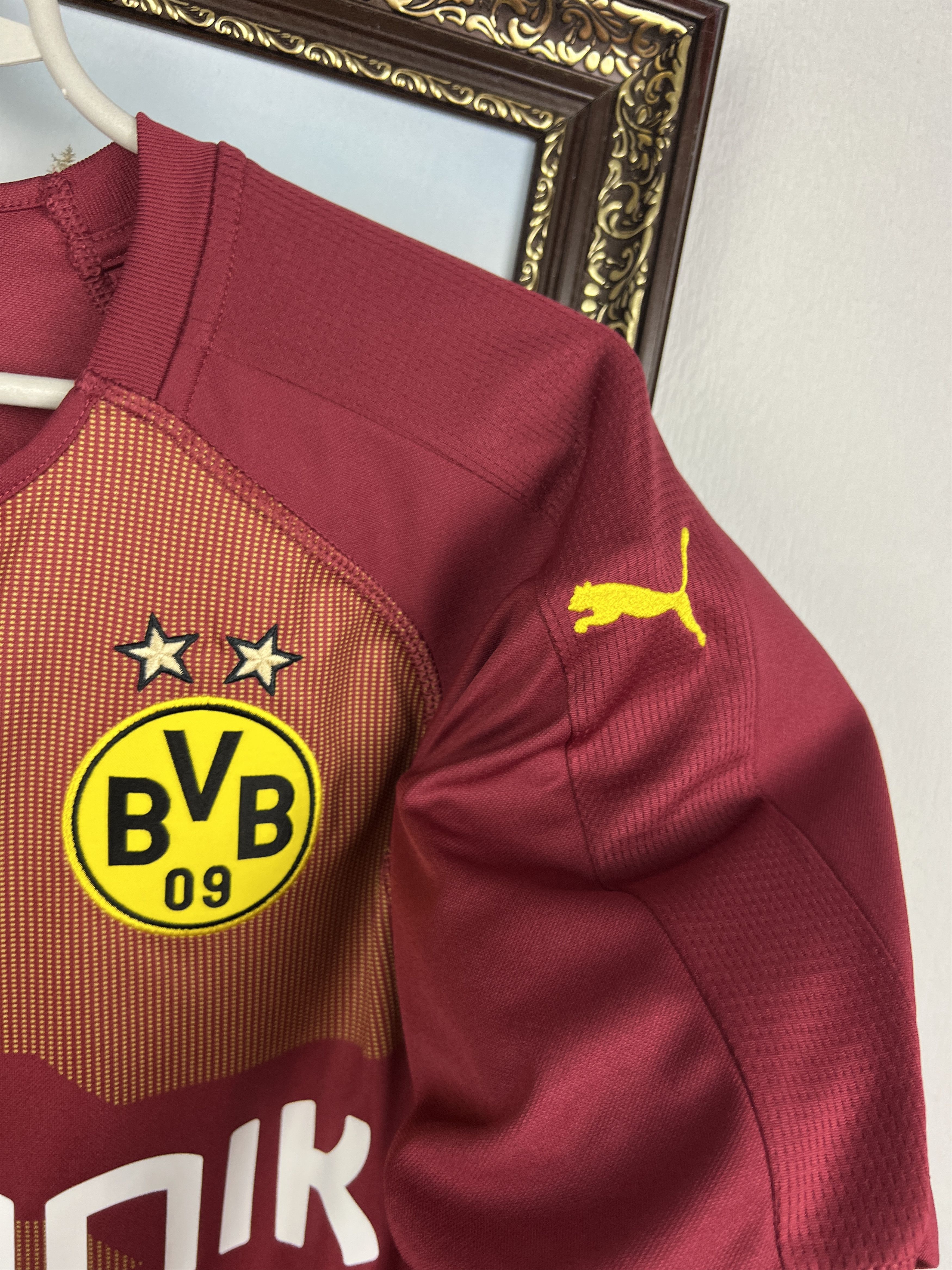 Puma Borussia Dortmund Third football shirt Soccer Jersey Trikot Size US L / EU 52-54 / 3 - 4 Thumbnail