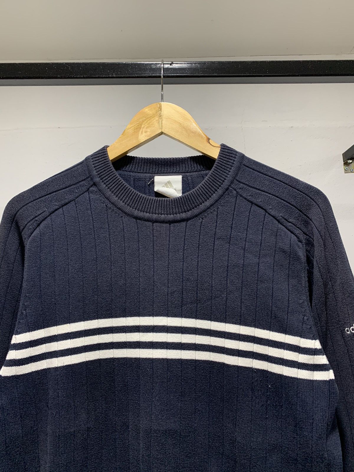 Adidas × Homespun Knitwear × Vintage Vintage Adidas Knitwear Sweater Size US M / EU 48-50 / 2 - 3 Thumbnail