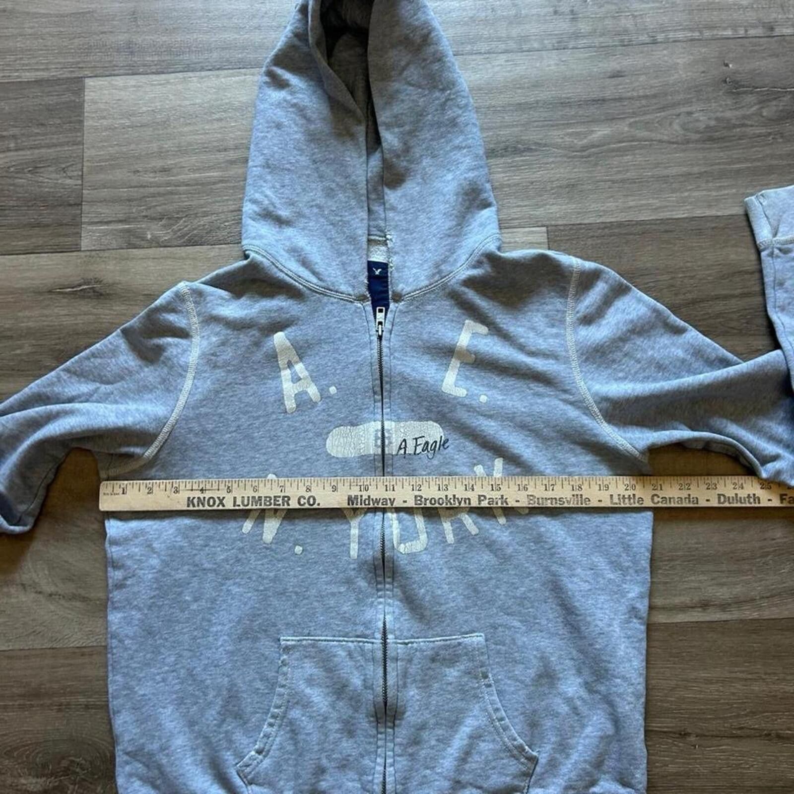 Other y2k Grey zip up hoodie American Eagle size L Size M / US 6-8 / IT 42-44 - 5 Thumbnail