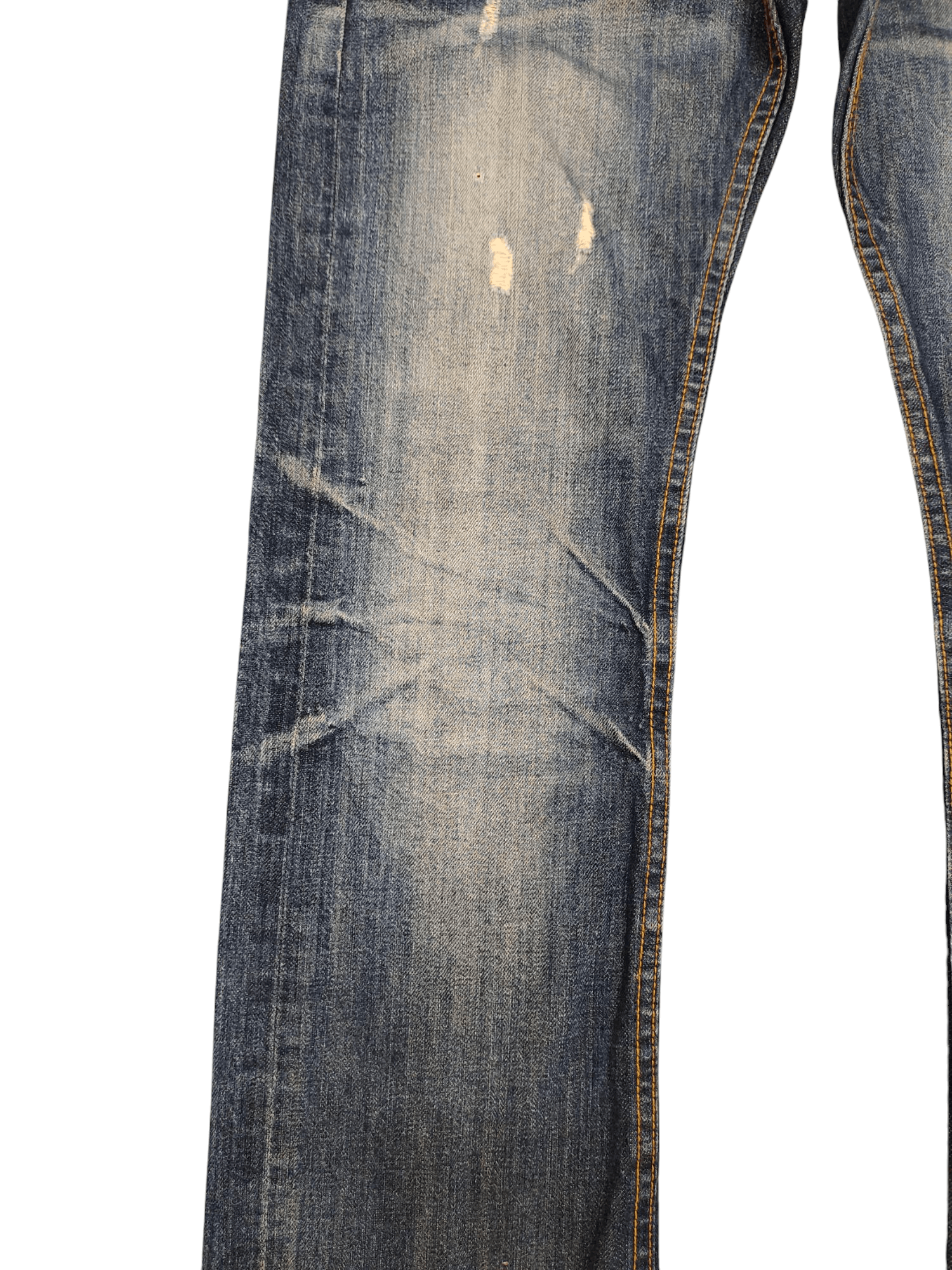 Kapital Cult Of Individuality Distress Clawmark Selvedge Jeans Size US 31 - 5 Thumbnail