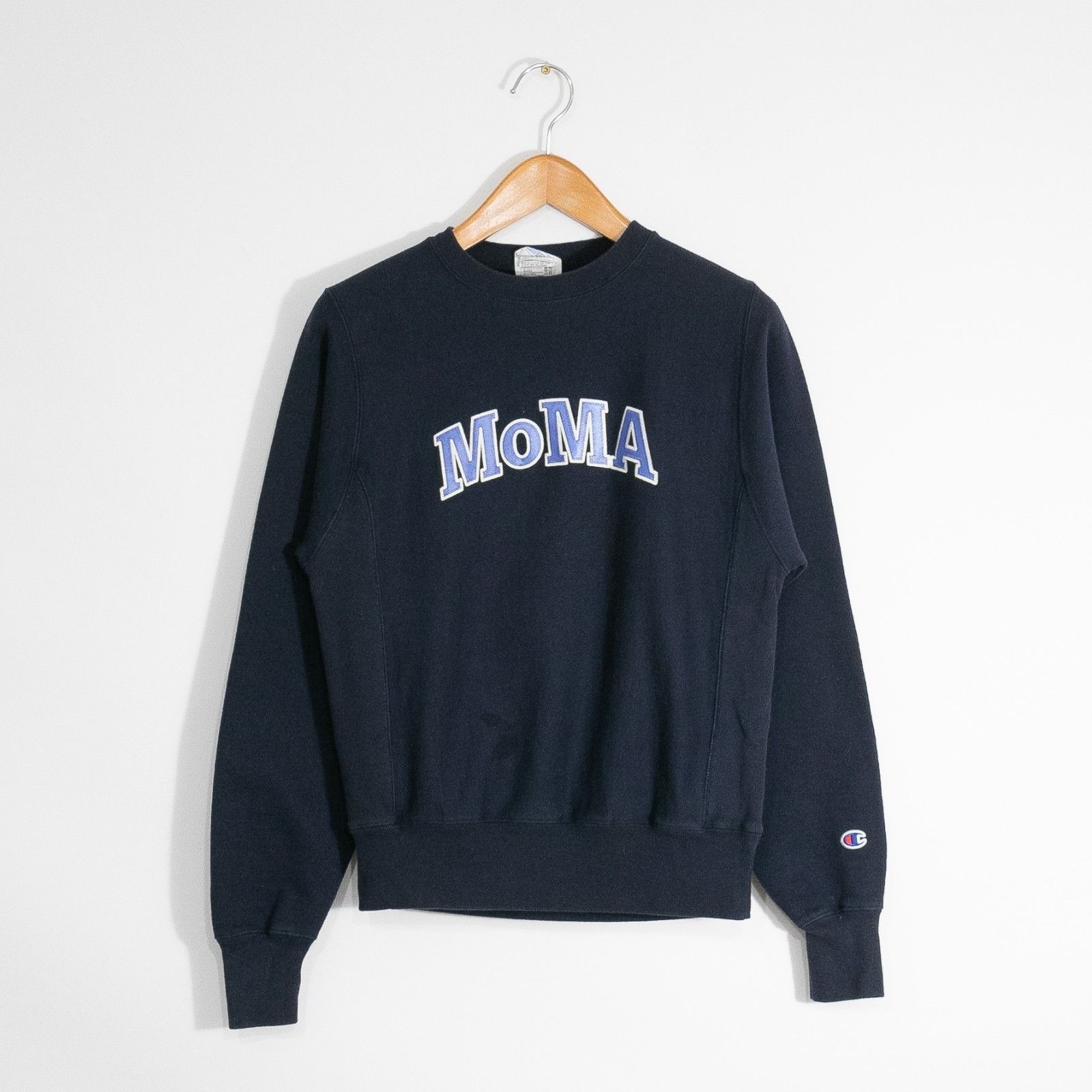 Champion MoMA Champion Reverse Weave Sweatshirt XS - Blue Distressed Size US XS / EU 42 / 0 - 1 Thumbnail