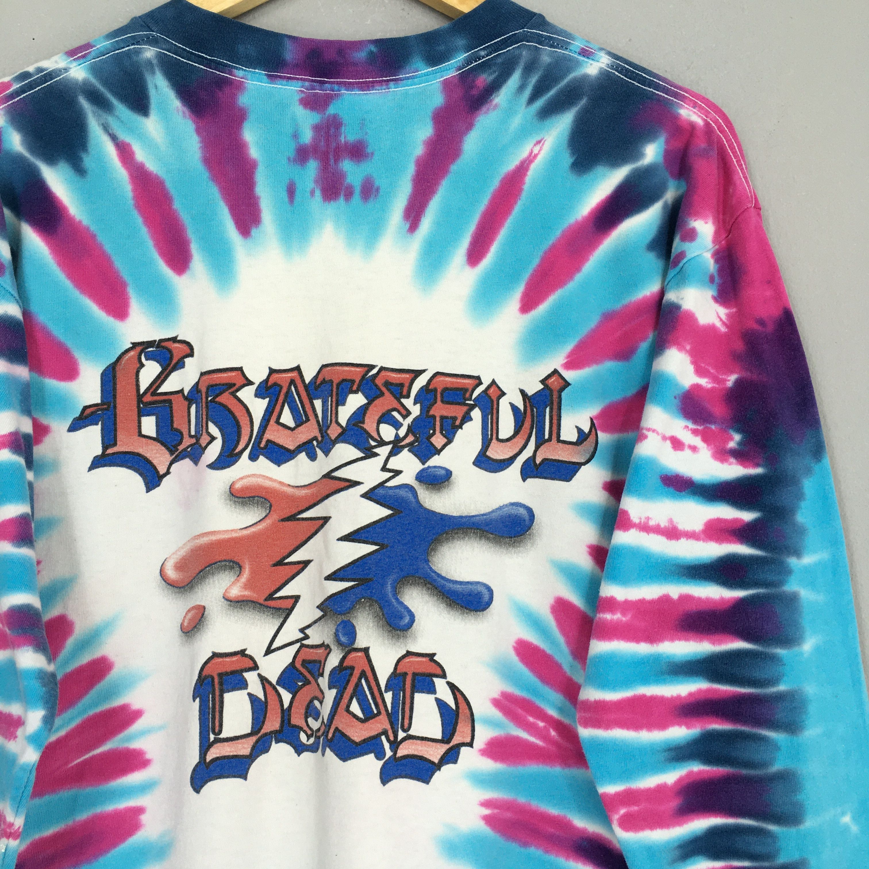 Grateful Dead × Vintage Vintage 90s Grateful Dead Rock Concert Tie Dye Tshirt Large Size US L / EU 52-54 / 3 - 9 Thumbnail