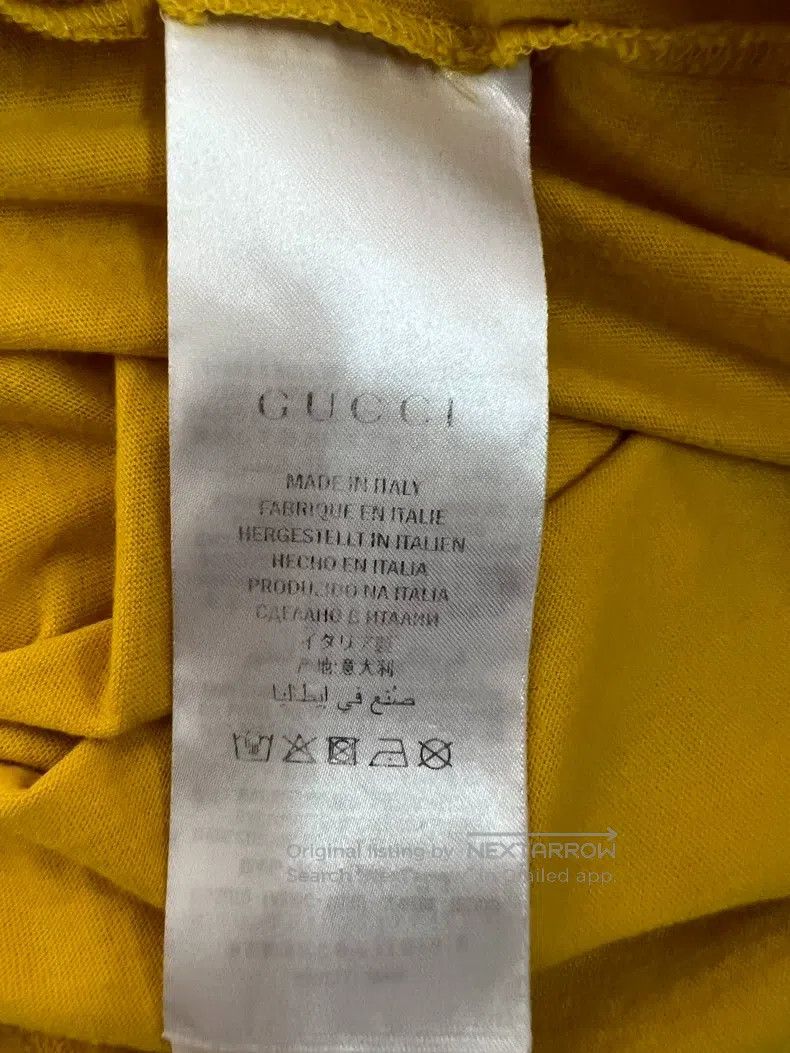 Gucci Gucci Yellow mirror logo short-sleeved T-shirt Size US S / EU 44-46 / 1 - 5 Thumbnail