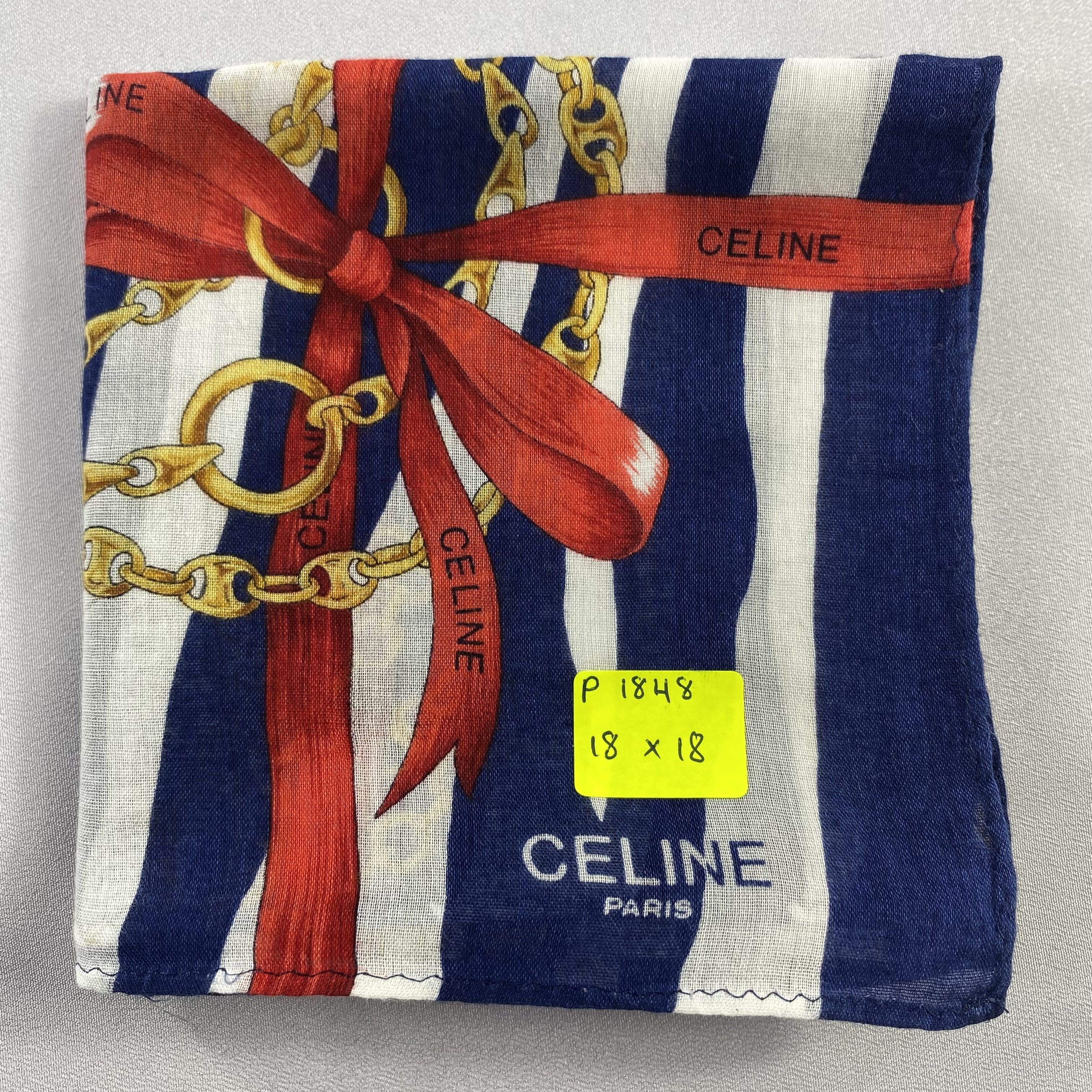 Celine × Vintage Celine Neckerchief / Bandana / Handkerchief-P1848 Size ONE SIZE - 5 Thumbnail
