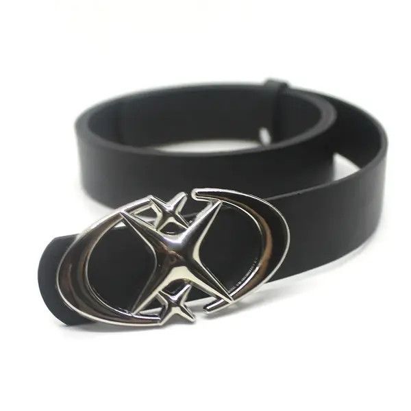 Other Punk Moon Star Buckle Belt Design Cross Metal Vintage Gothic Size ONE SIZE - 2 Thumbnail