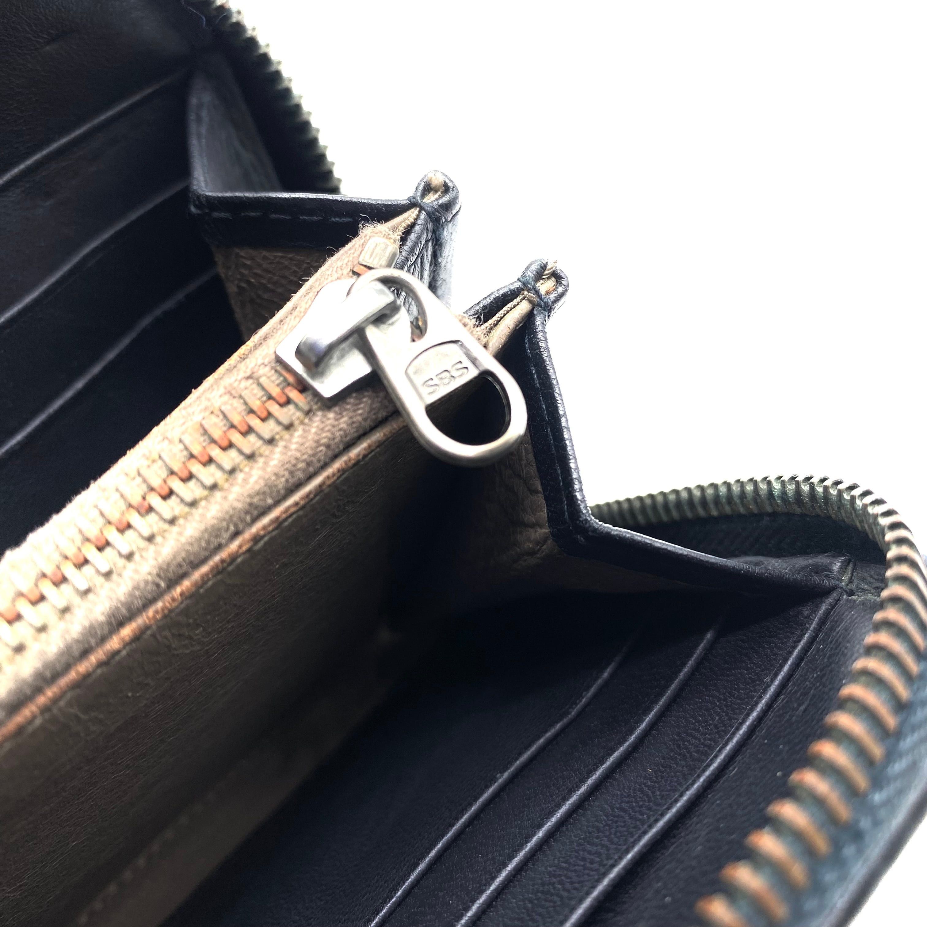 Bottega Veneta BOTTEGA VENETA Round Zip Long Wallet Intrecciato Black Size ONE SIZE - 6 Thumbnail