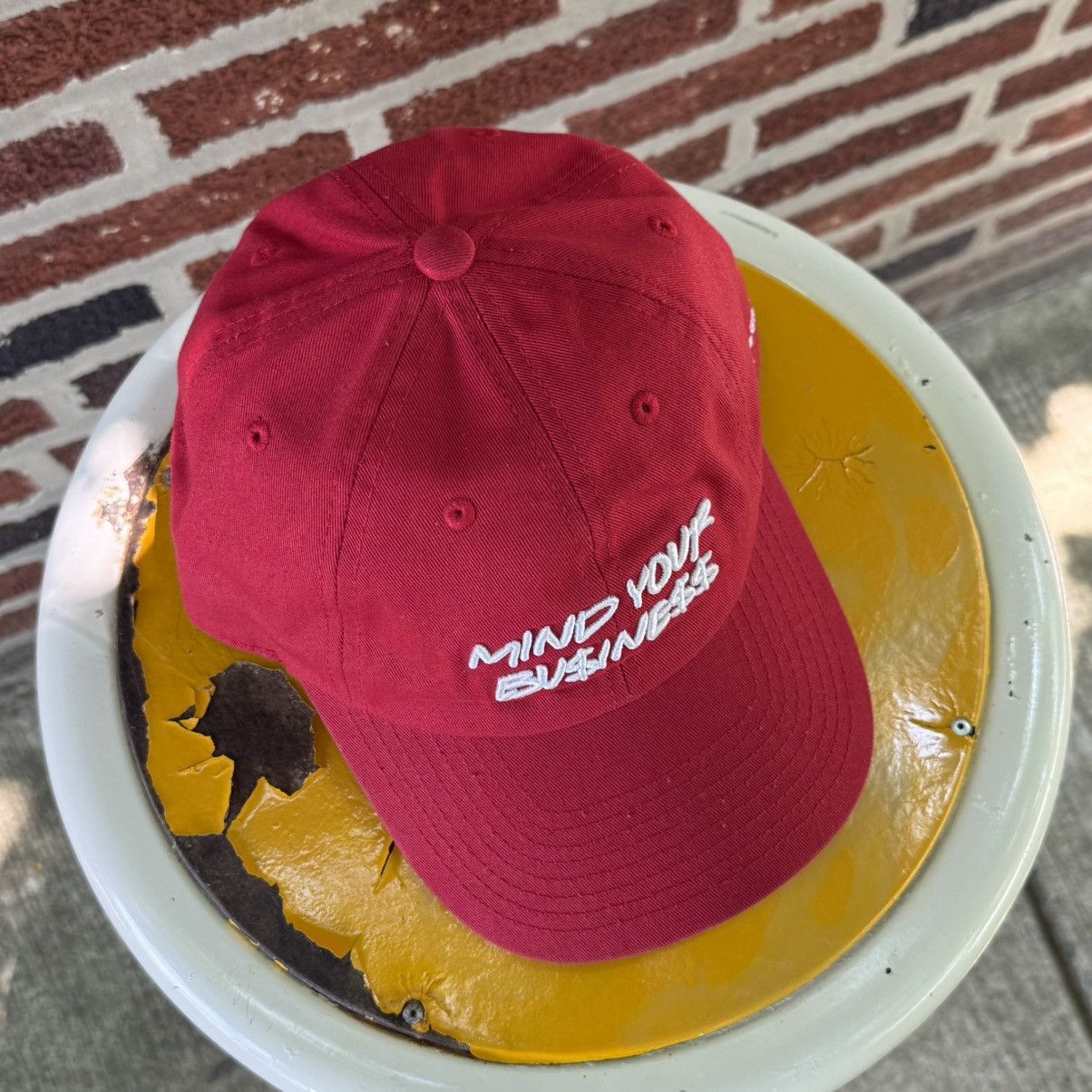 Other Field Grade Mind Your Business Embroidery Adjustable Cap Size ONE SIZE - 6 Thumbnail