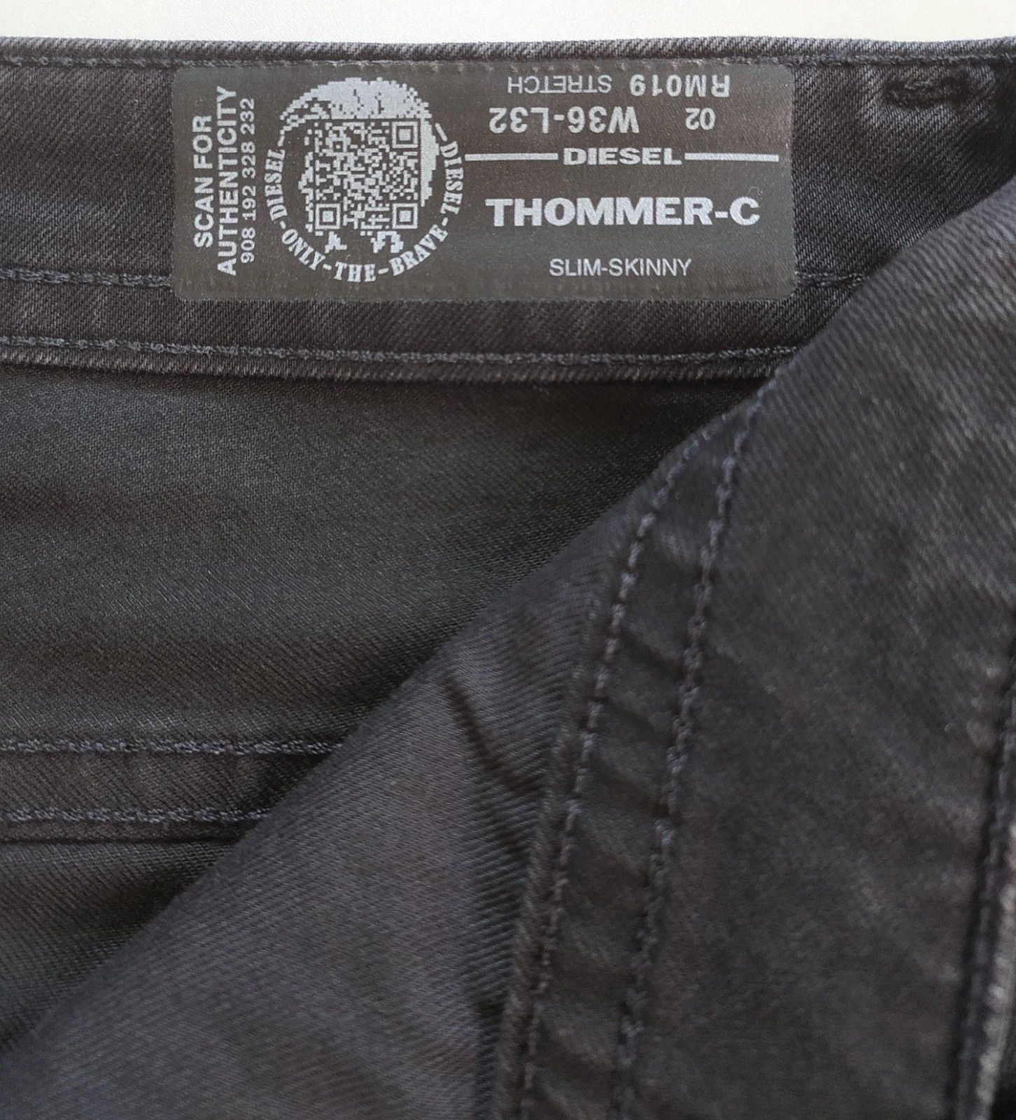 Diesel Diesel THOMMER-C L.32 MENS JEANS T/9614 Size US 36 / EU 52 - 7 Thumbnail