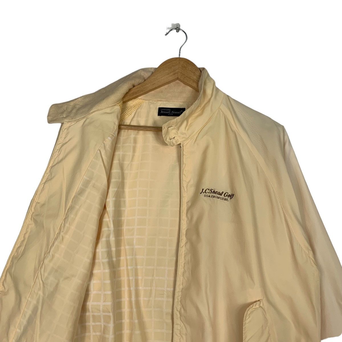 Vintage JESSE C. SNEAD Golf Yellow Casual Jacket #1048-C47 Size US M / EU 48-50 / 2 - 10 Thumbnail