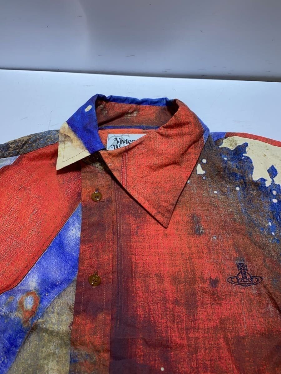 Vivienne Westwood Abstract Flag Orb Button Shirt Size US S / EU 44-46 / 1 - 3 Thumbnail