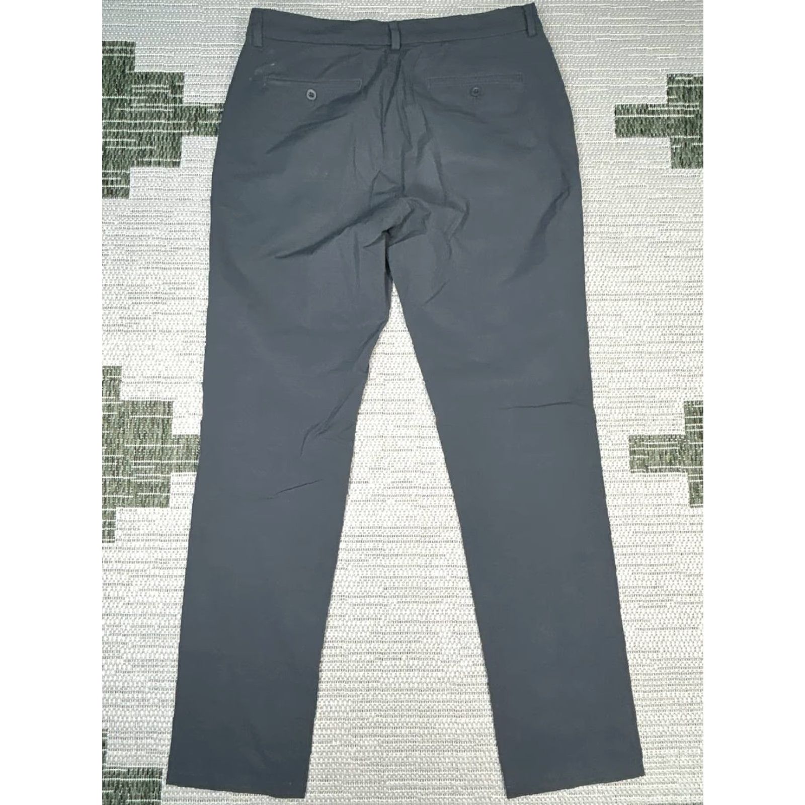 Vineyard Vines Vineyard Vines OTG On The Go Performance Pants Mens 33 Gray Cotton Straight Leg Shirt? Size US 33 - 2 Thumbnail