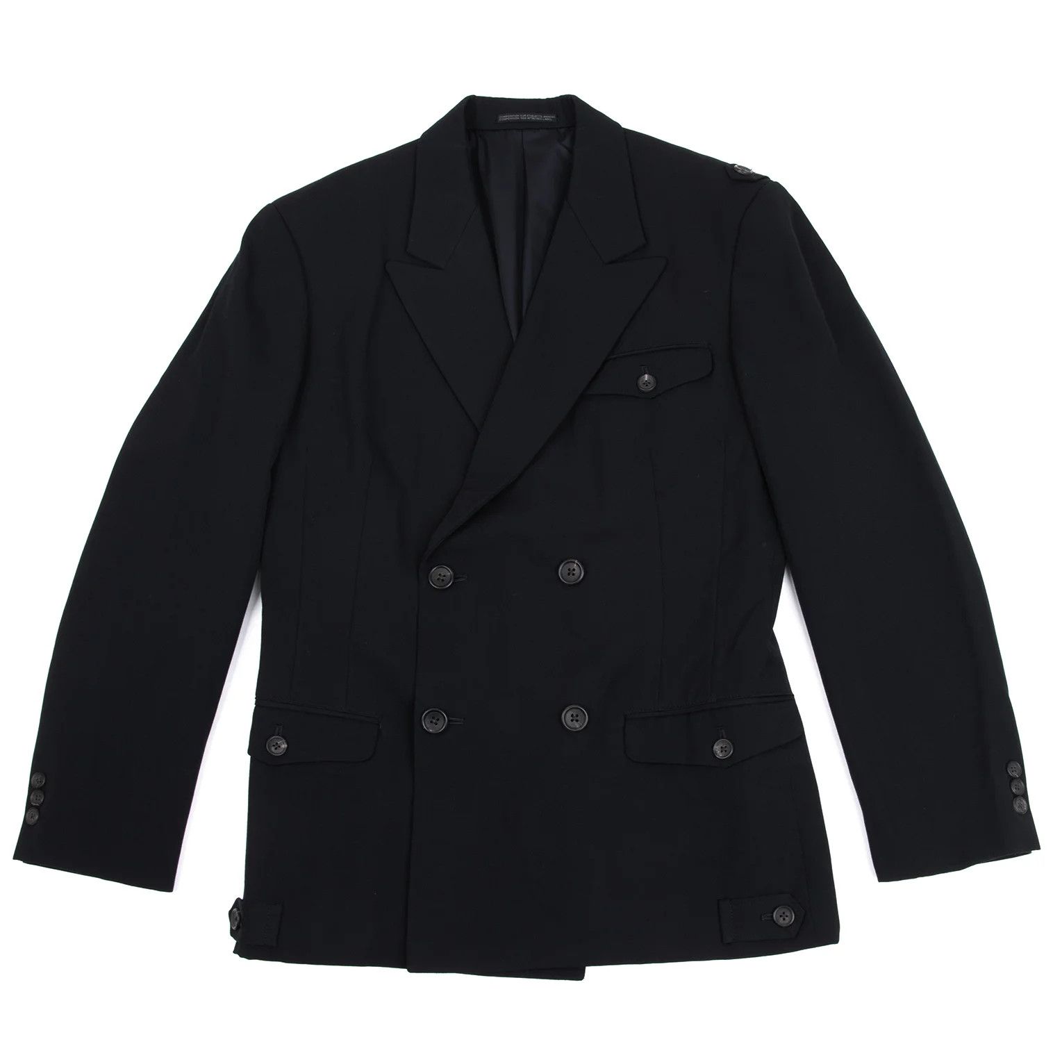 Yohji Yamamoto Yohji Yamamoto Double Jacket in Navy Size US M / EU 48-50 / 2 - 1 Thumbnail