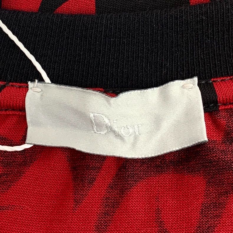 Dior Dior Red tattooed totem printed cotton round-neck short-sl Size US XL / EU 56 / 4 - 5 Thumbnail