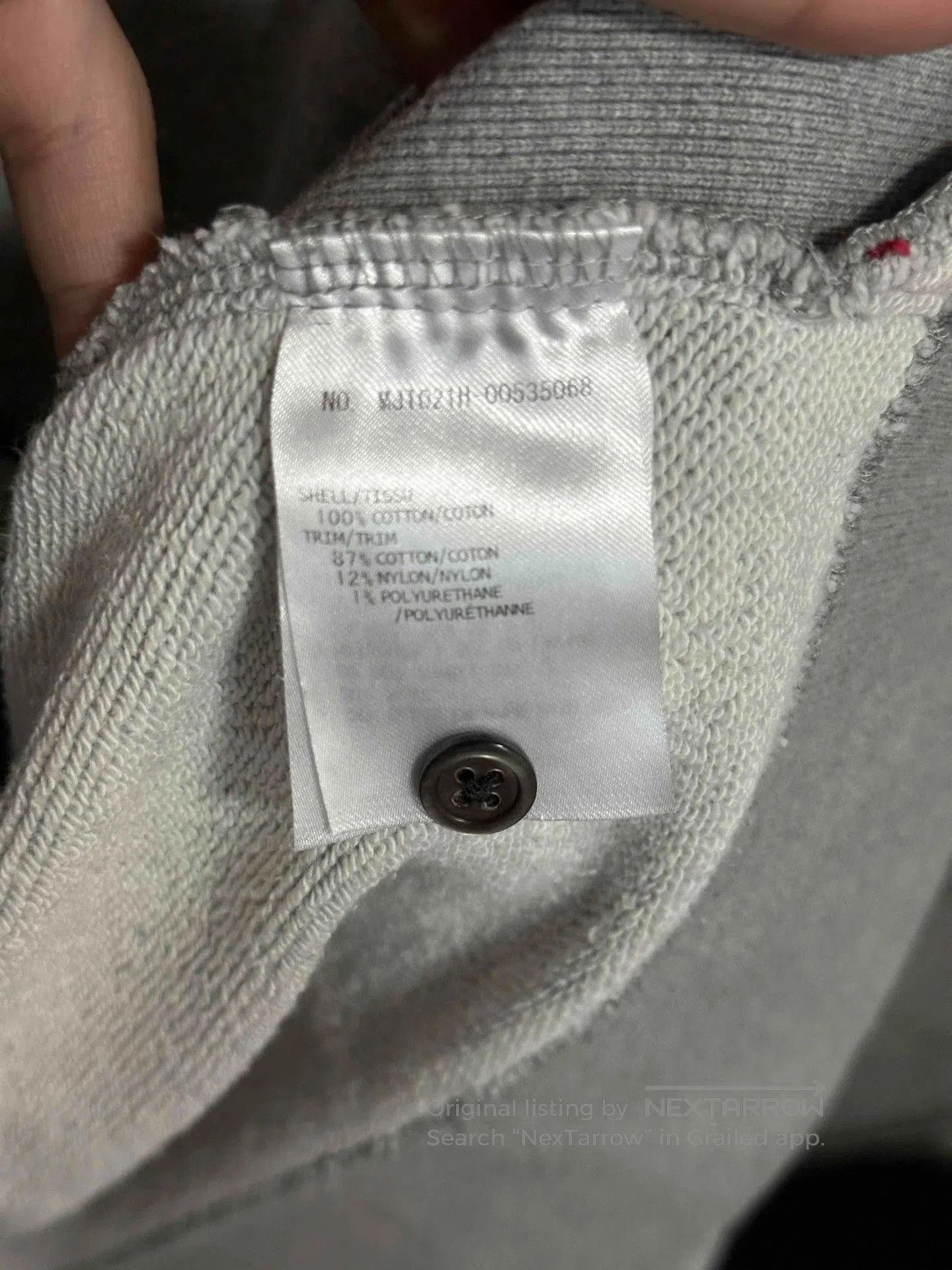 Thom Browne Thom Browne Classic Gray Four-Stripe Crewneck. Size US XL / EU 56 / 4 - 7 Thumbnail