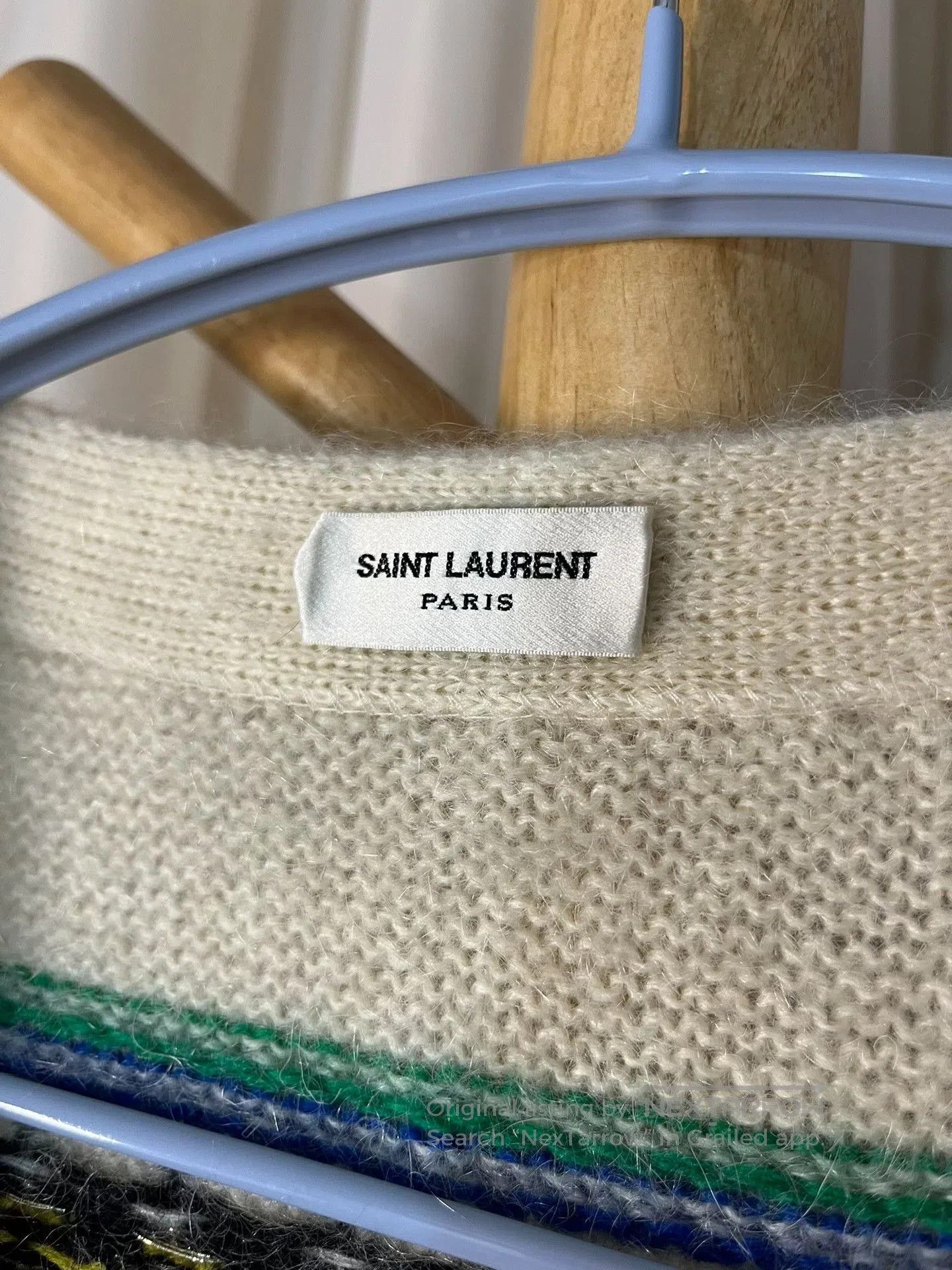 Saint Laurent Paris Saint Laurent Fair Isle V. Size M / US 6-8 / IT 42-44 - 2 Thumbnail