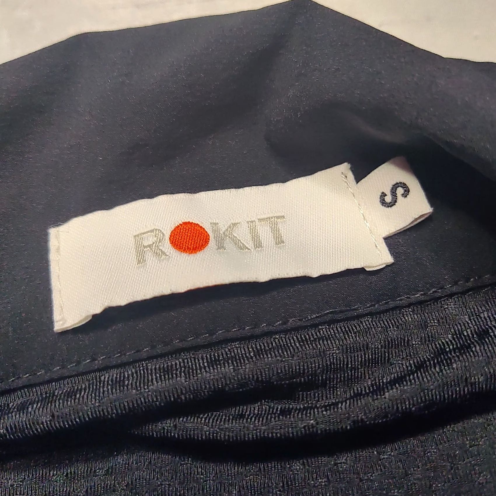 Vintage ROKIT Men Small Black Snap Button Reversible Courtside Jacket Size US S / EU 44-46 / 1 - 6 Thumbnail