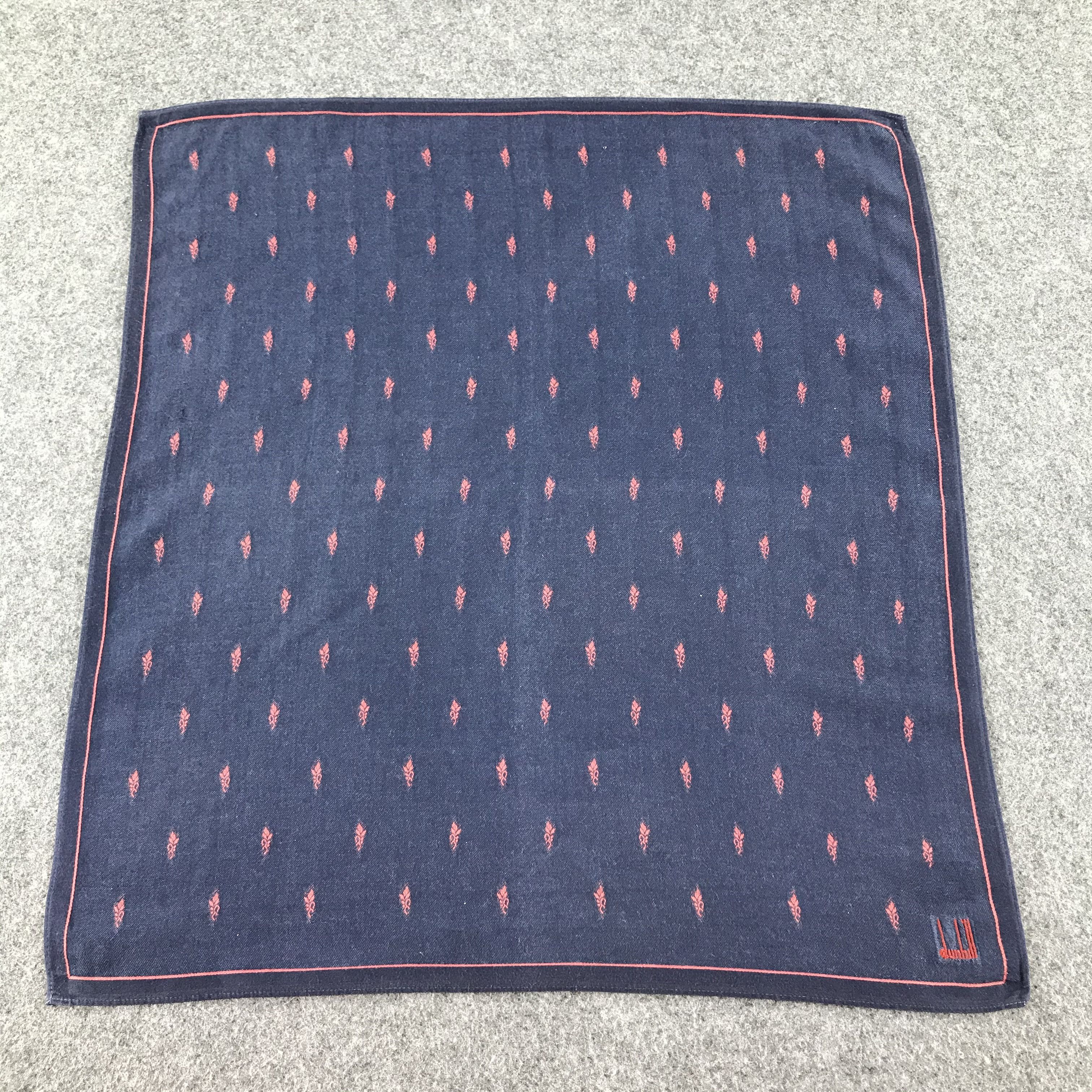 Alfred Dunhill Dunhill Handkerchief Neckerchief Bandana H112 Size ONE SIZE - 3 Thumbnail