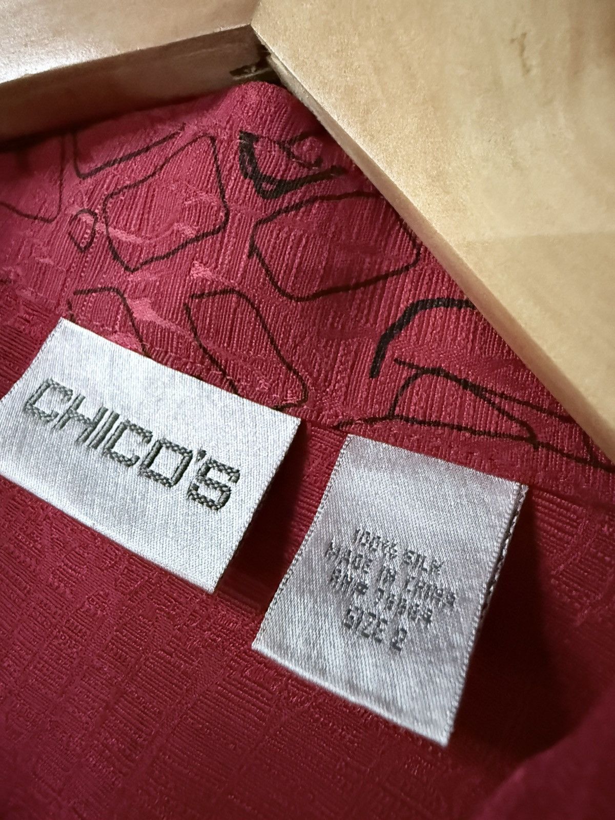 Chicos Vintage Rare Chico’s Krazy Kritter 100% Silk Size US M / EU 48-50 / 2 - 6 Thumbnail
