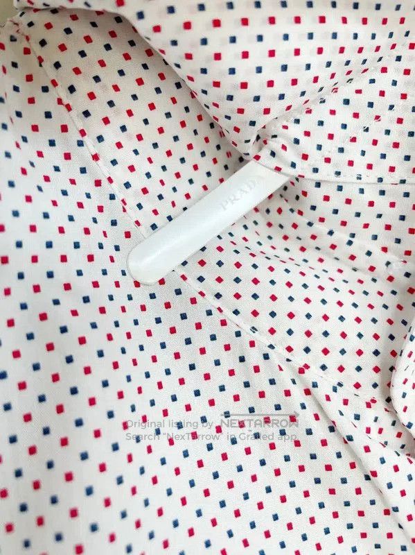 Prada Prada Men's Long Sleeve Pink Shirt XL. Size US XL / EU 56 / 4 - 2 Thumbnail