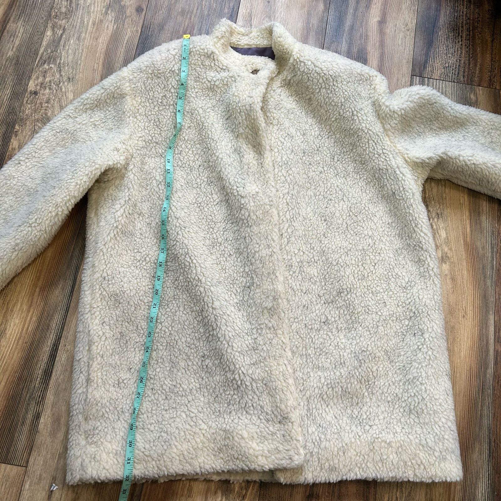 Vintage Vintage Faux Fur Sherpa Teddy Jacket Cream Handmade Mob Wife Size XL / US 12-14 / IT 48-50 - 7 Thumbnail