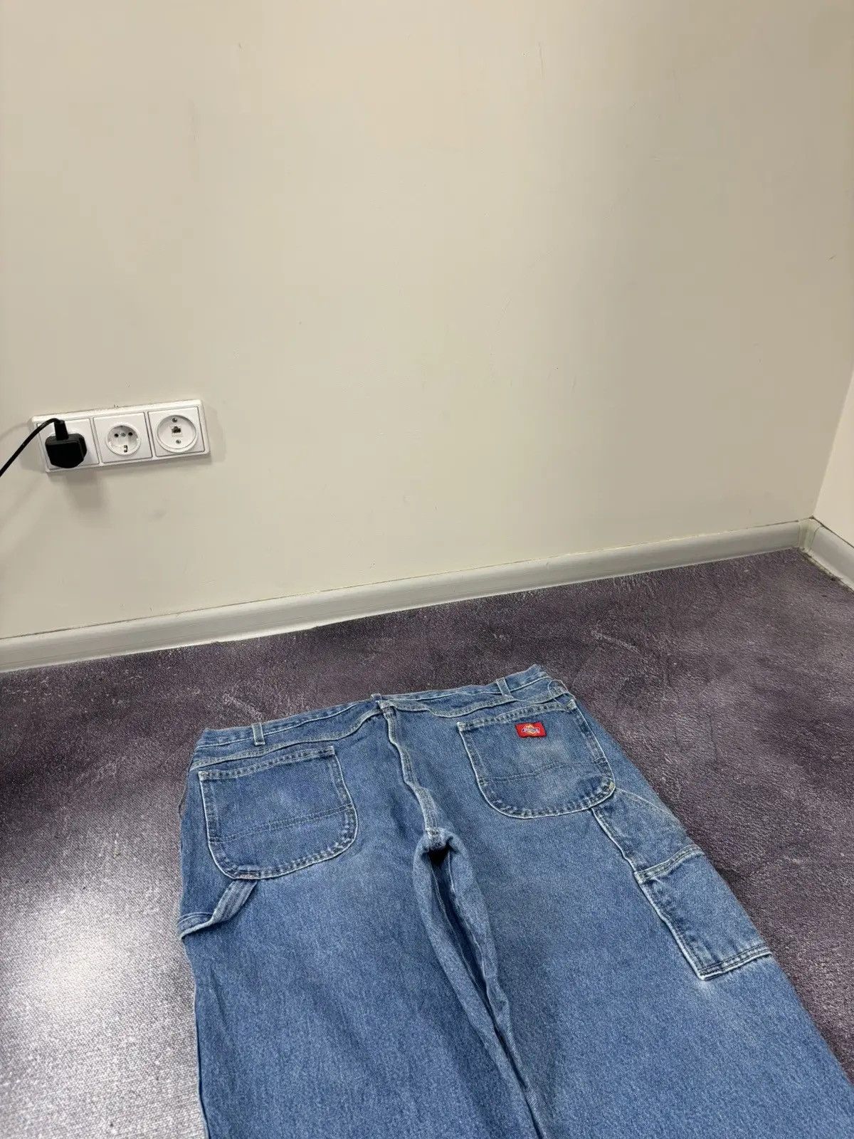 Dickies × Vintage Vintage Dickies USA Blue Denim Work Hype Skate Baggy Jeans Size US 42 / EU 58 - 4 Thumbnail