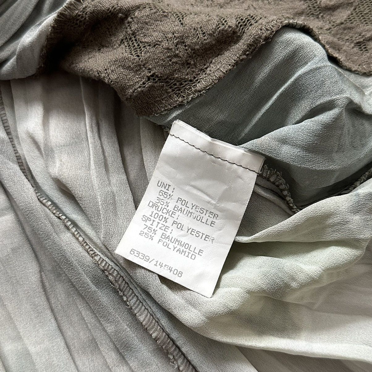 Pleats Please Issey Miyake Bonita Issey Miyake Pleats Please Style Pleated Lace Shirt Size M / US 6-8 / IT 42-44 - 10 Thumbnail
