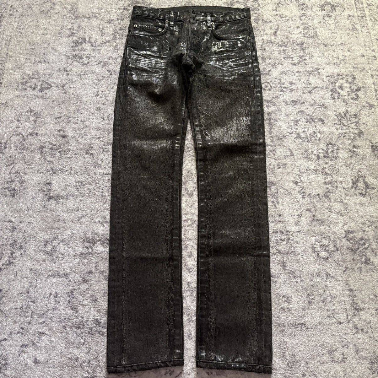 パンツ AW04\"dior homme\"clawmark denim Pre-owned Dior X Hedi Slimane Aw04 Dior Homme Votc Luster Waxed