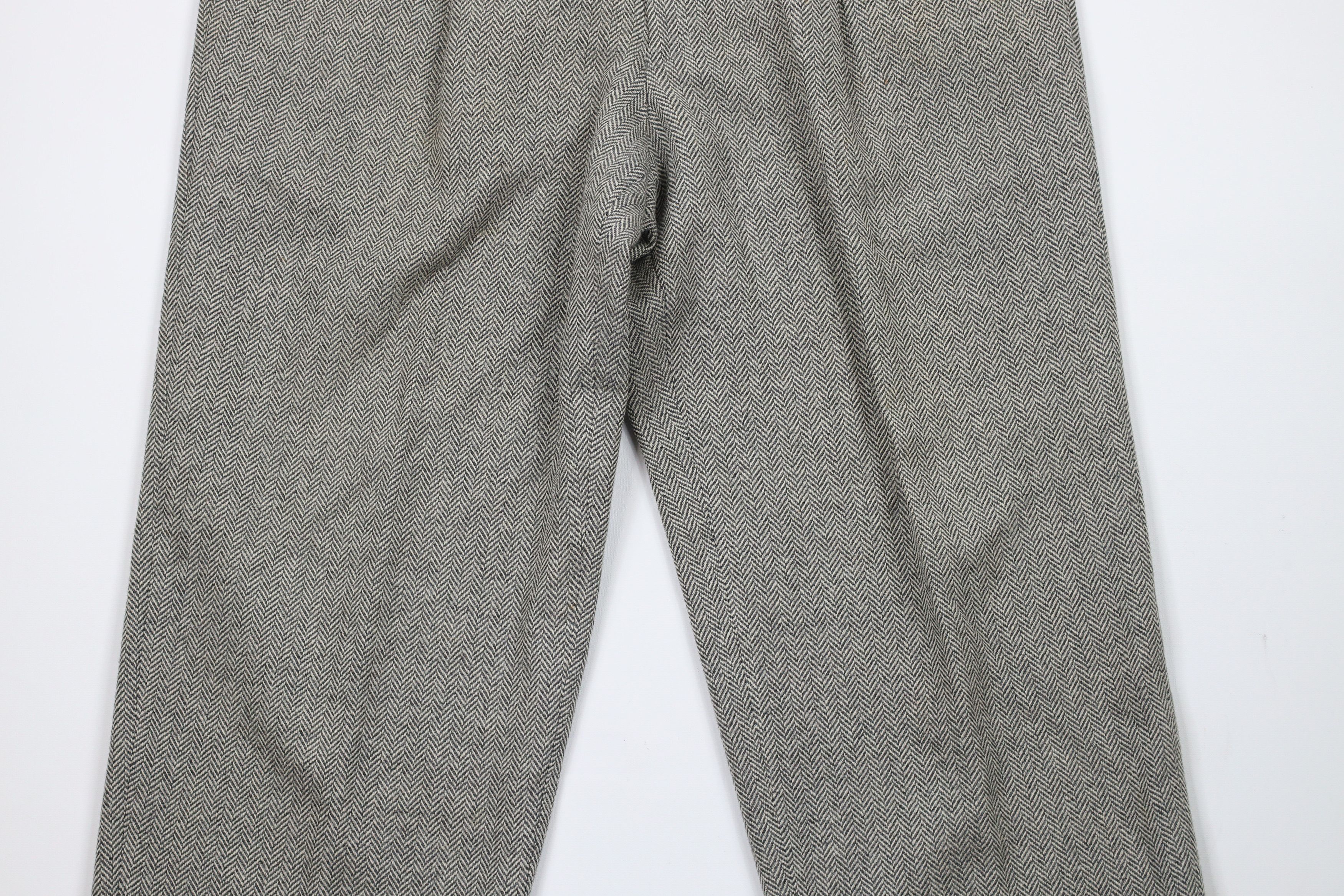 Vintage Vintage 90s Streetwear Wool Cashmere Tweed Herringbone Pants Size US 36 / EU 52 - 3 Thumbnail