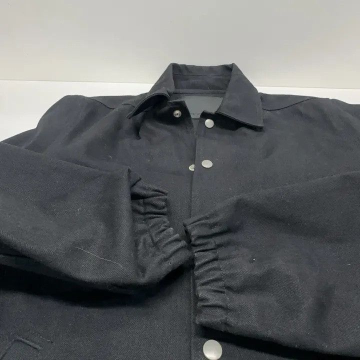 Rick Owens Drkshdw Rick Owens DRKSHDW SS22 Black Snap-Button Jacket Men's Size US M / EU 48-50 / 2 - 9 Thumbnail