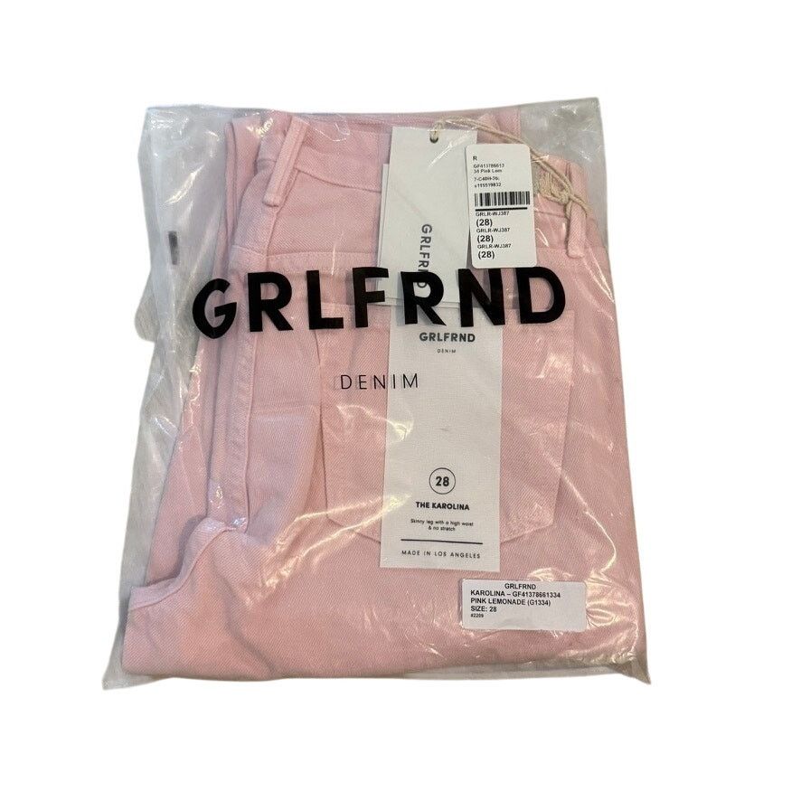 GRLFRND GRLFRND Karolina in Pink Lemonade, Size 28 Size 28" / US 6 / IT 42 - 7 Thumbnail