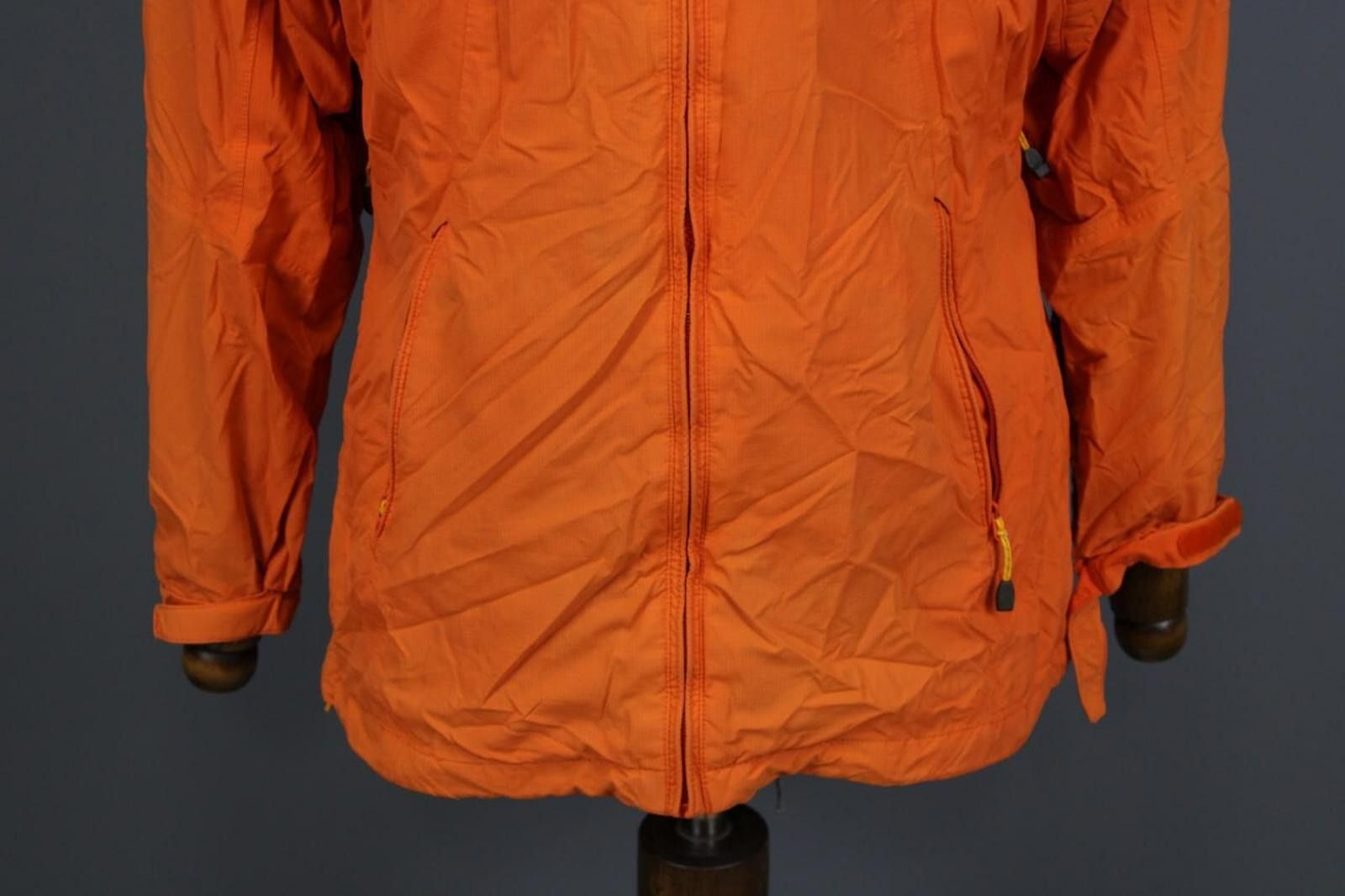 Nicole Miller Millet Orange Lightweight High Neck Track Jacket Size L Size US L / EU 52-54 / 3 - 4 Thumbnail