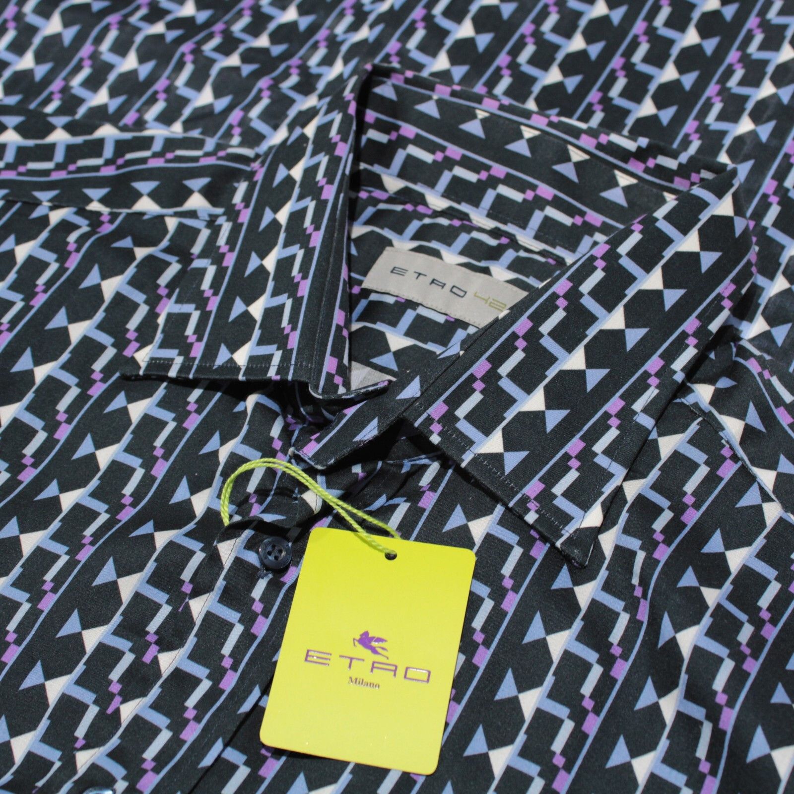 Etro ETRO New with tags Shirt Size L US In Blue Size US L / EU 52-54 / 3 - 1 Thumbnail