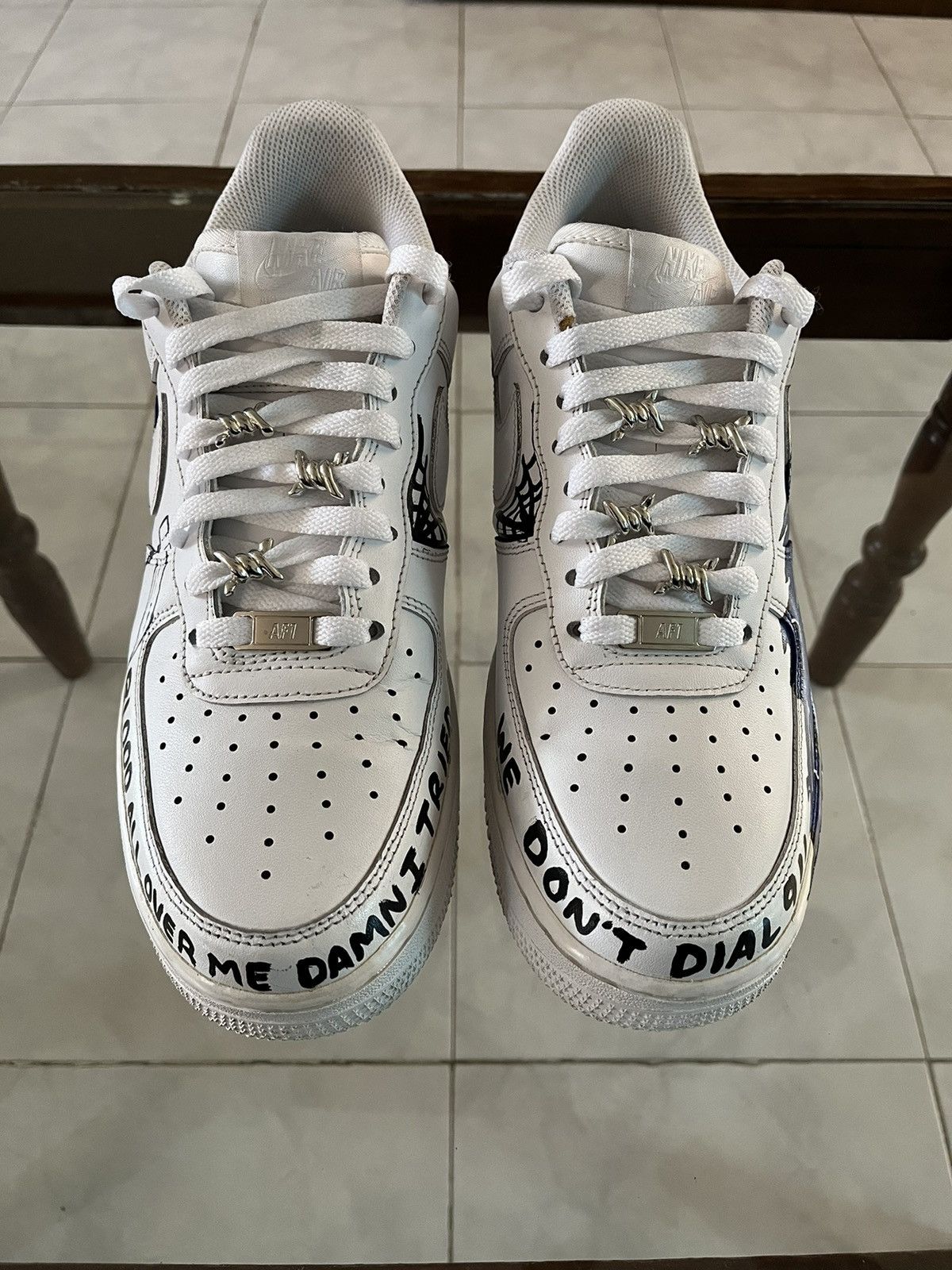 Nike Air Force 1 Reaper Warren Lotas Inspired Size US 9.5 / EU 42-43 - 2 Thumbnail