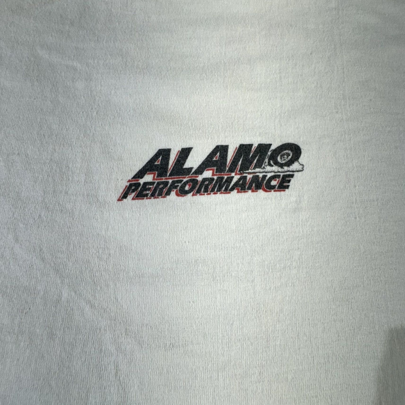 Champion VINTAGE Alamo Performance Shirt Mens 3XL White Champion San Antonio Drag Racing Car Size US XXL / EU 58 / 5 - 2 Thumbnail