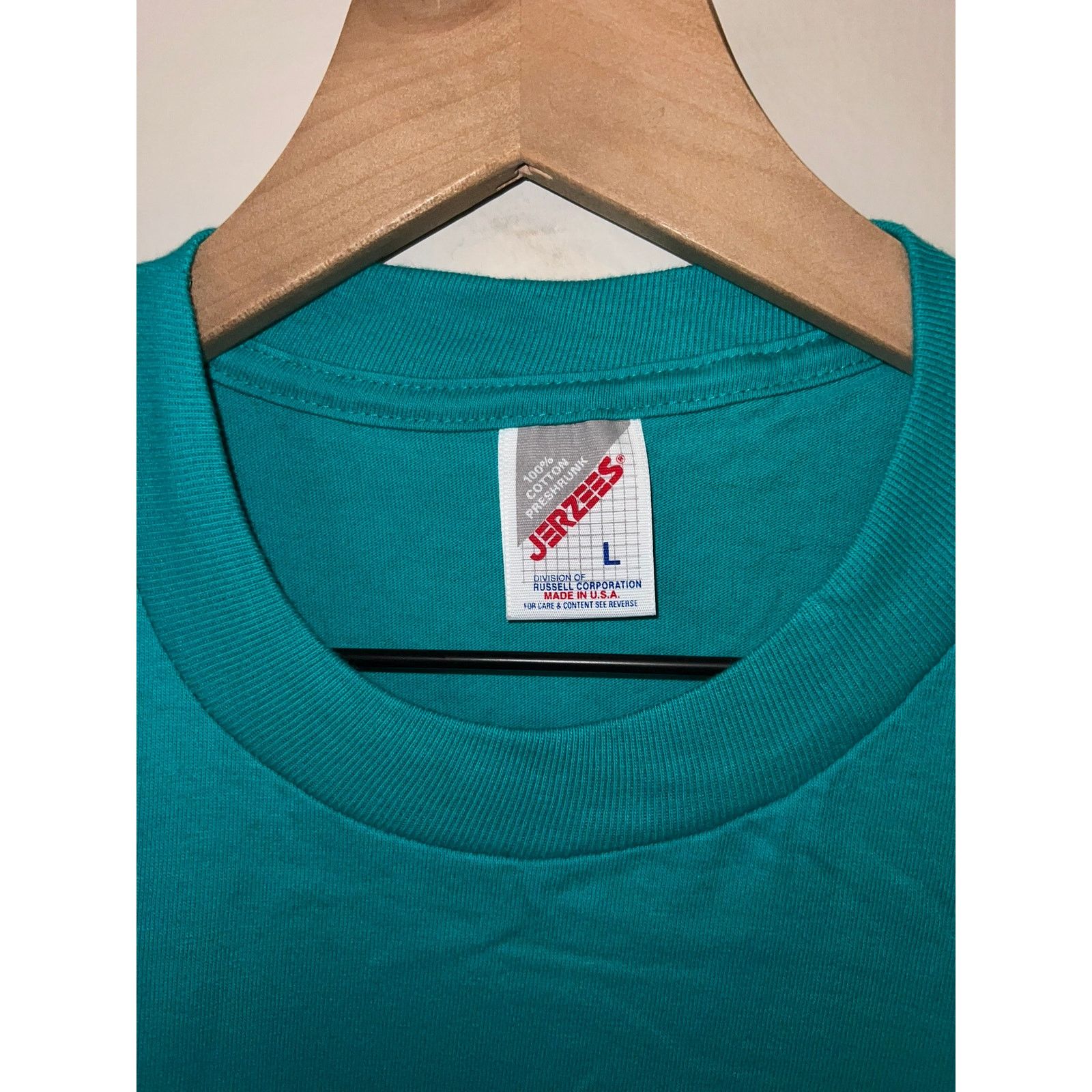 Jerzees Vintage West Virginia Shirt Nature Teal Tee VTG 90s L Size US L / EU 52-54 / 3 - 7 Thumbnail