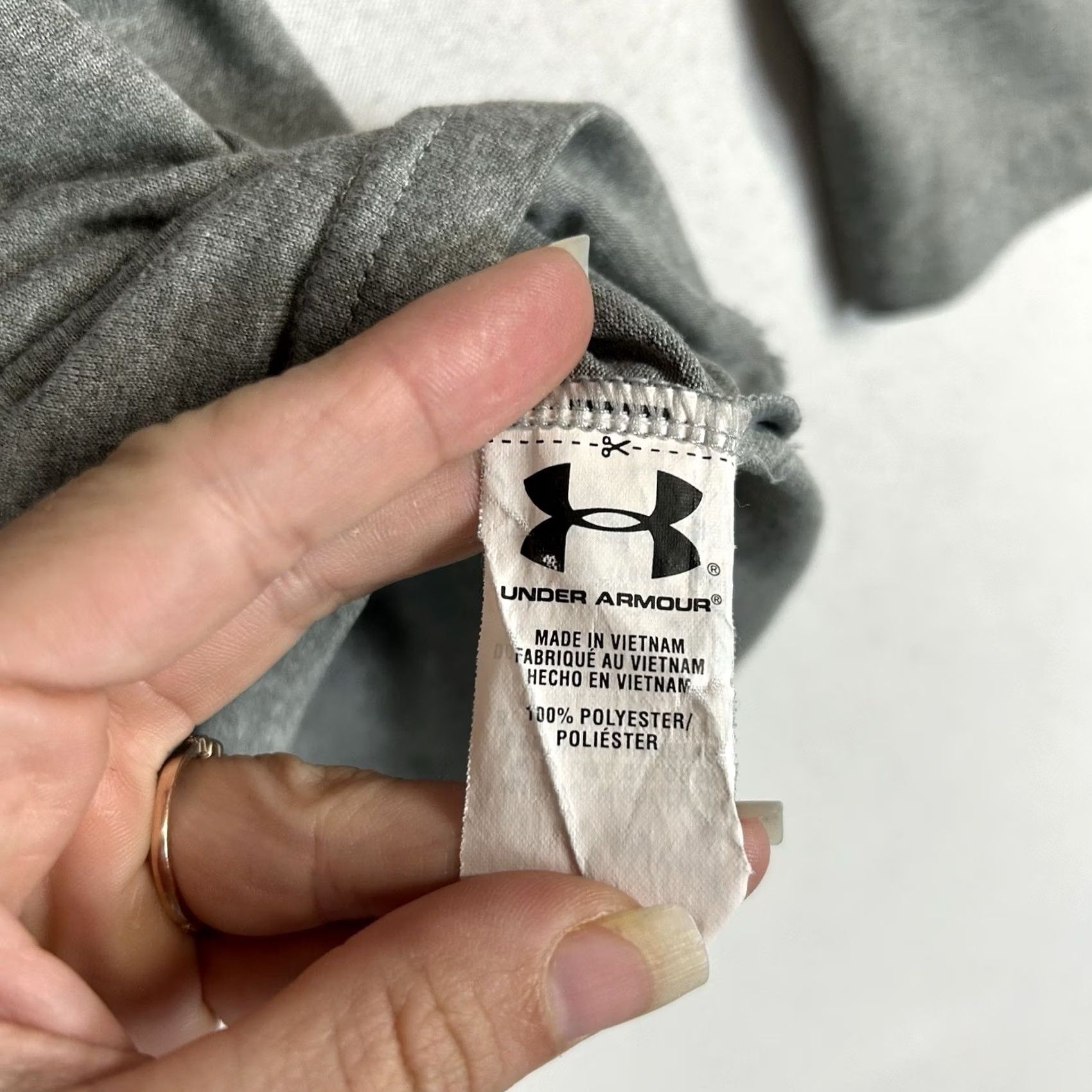 Under Armour Under Armour HeatGear Pullover 1/4 Zip Shirt Men's M Gray Size US M / EU 48-50 / 2 - 5 Thumbnail