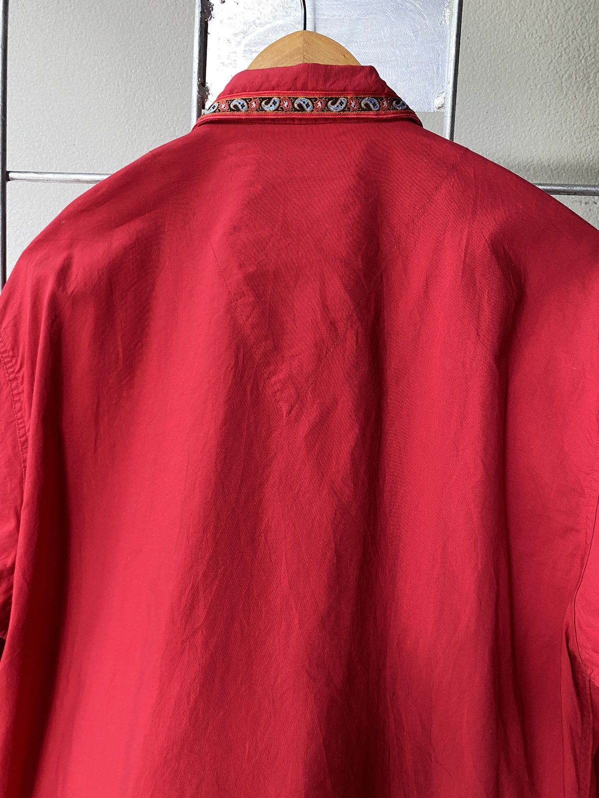 Kenzo KENZO Red Long-Sleeve Shirt Size M / US 6-8 / IT 42-44 - 8 Thumbnail
