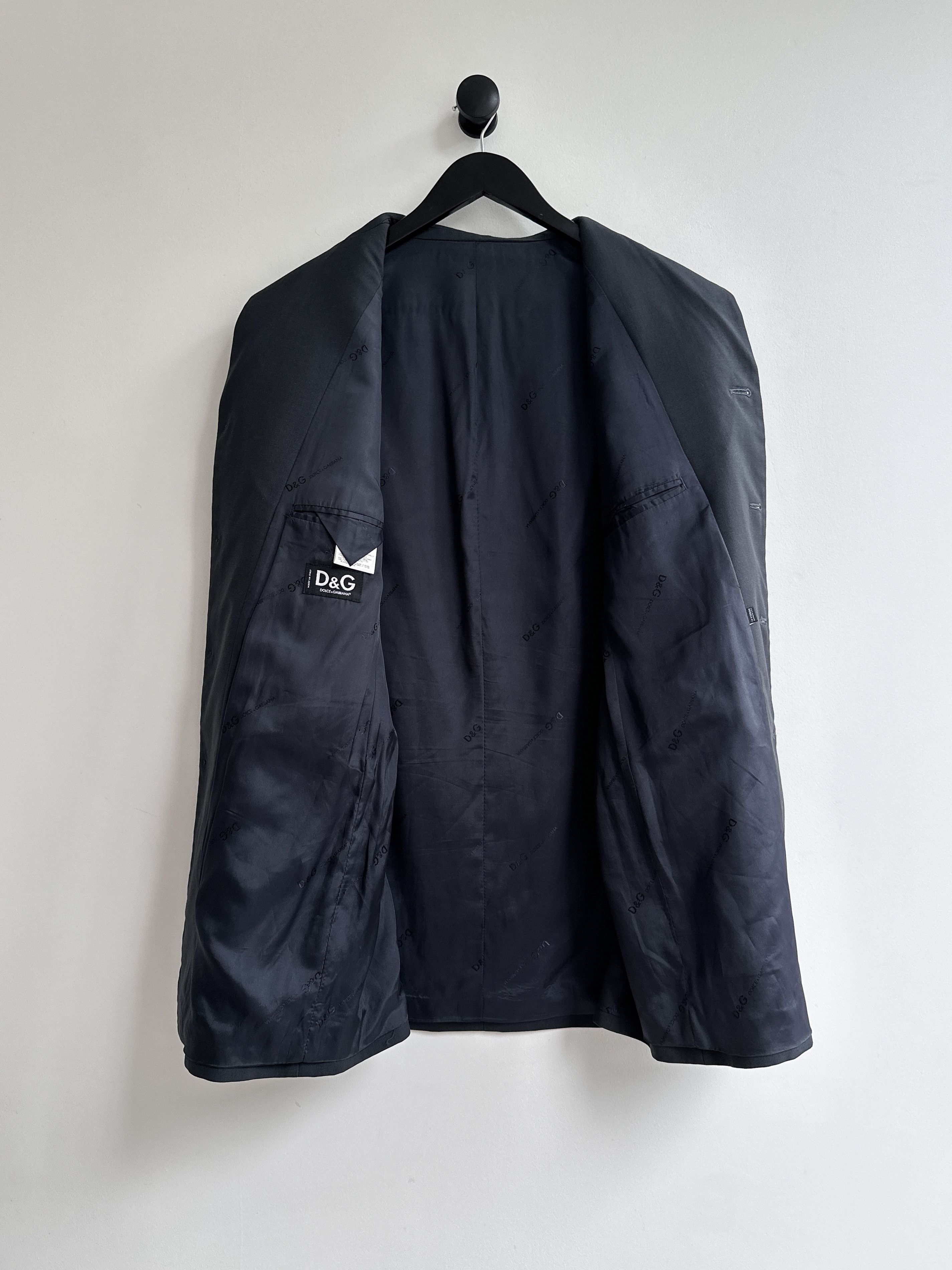 Dolce & Gabbana Dolce Gabbana D&G Navy Blazer Jacket Size 40R - 2 Thumbnail